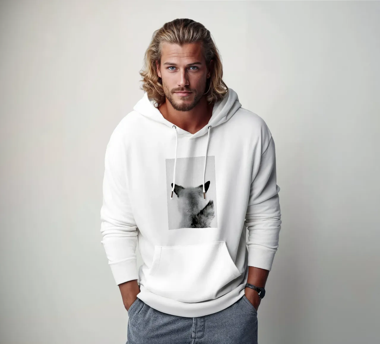 Print 293 felpa con cappuccio da Lila x Lola