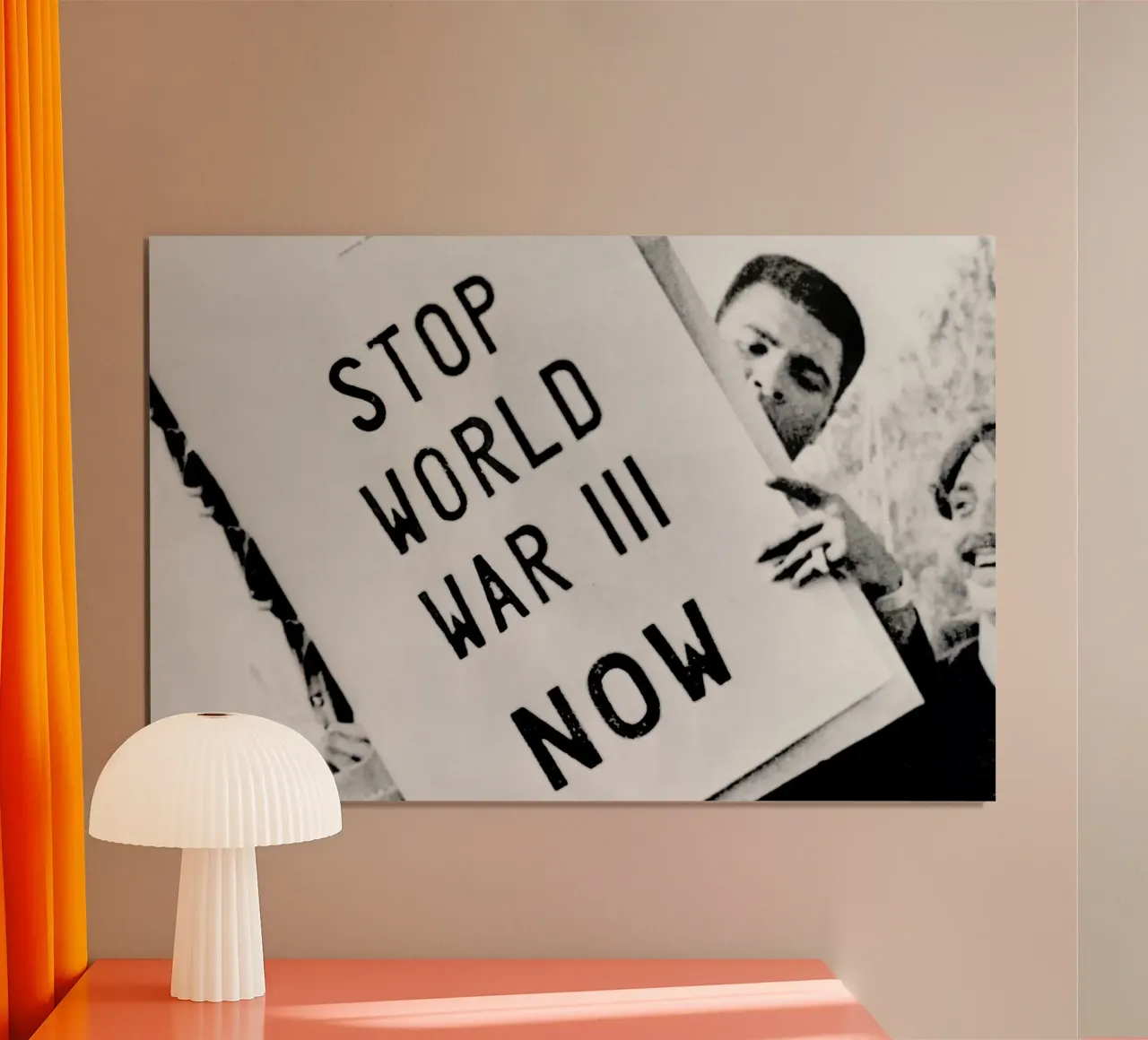 Cassius Clay/Muhammad Ali participates in anti-war demonstration carta hahnemühle da Gallery Print and Art Limited