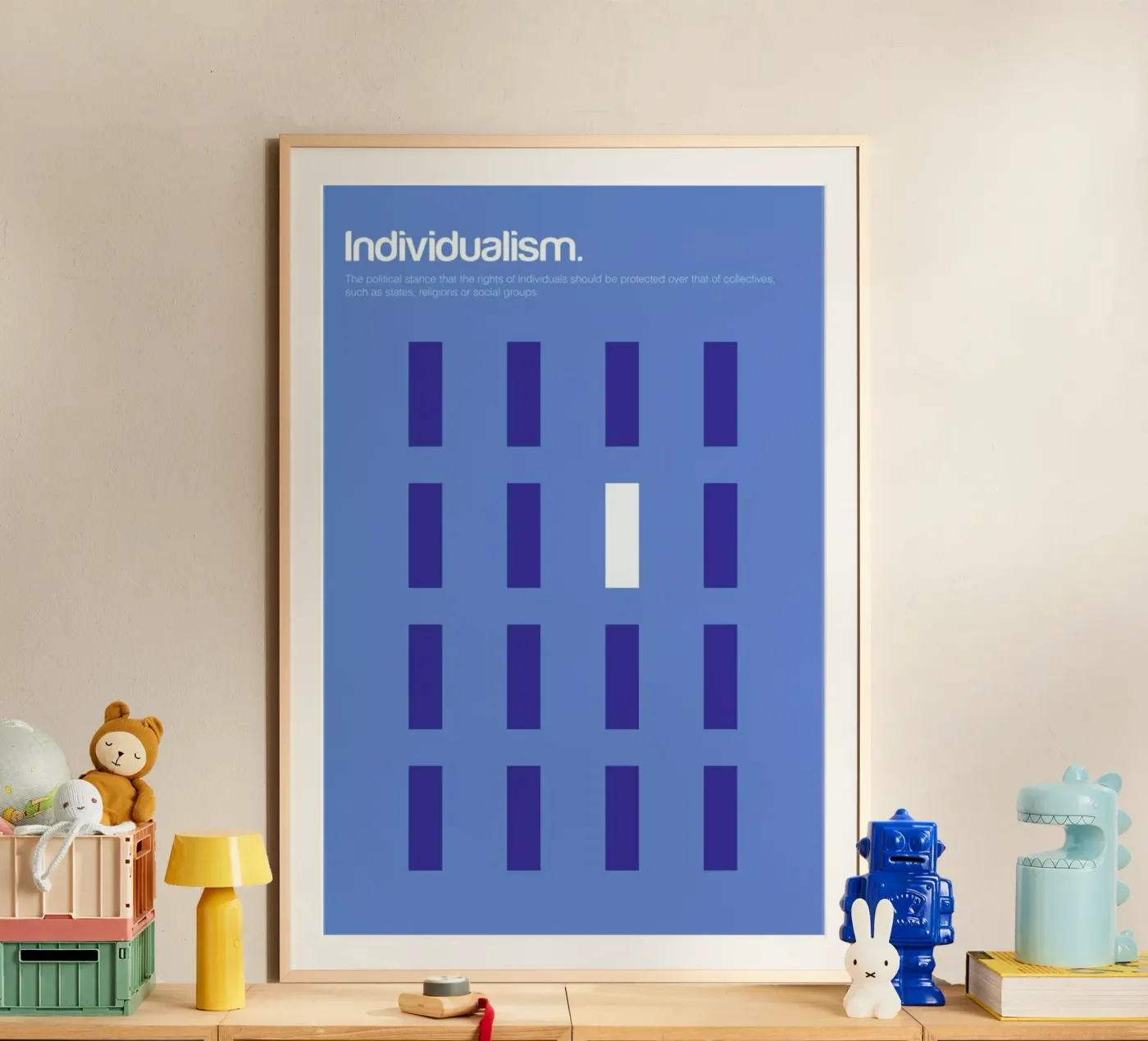 Individualism poster by Genís Carreras