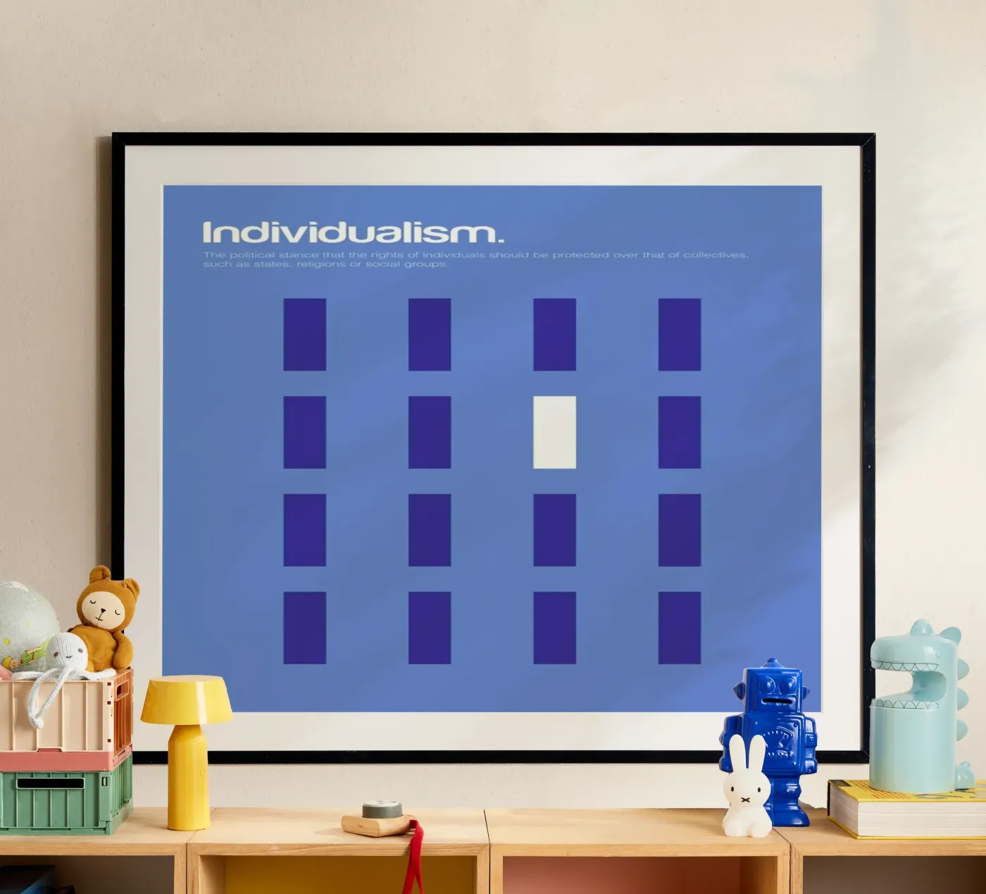 Individualism poster by Genís Carreras