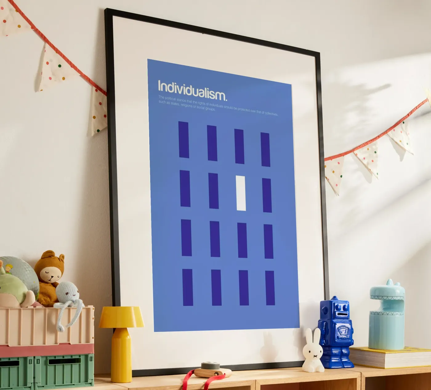 Individualism poster by Genís Carreras