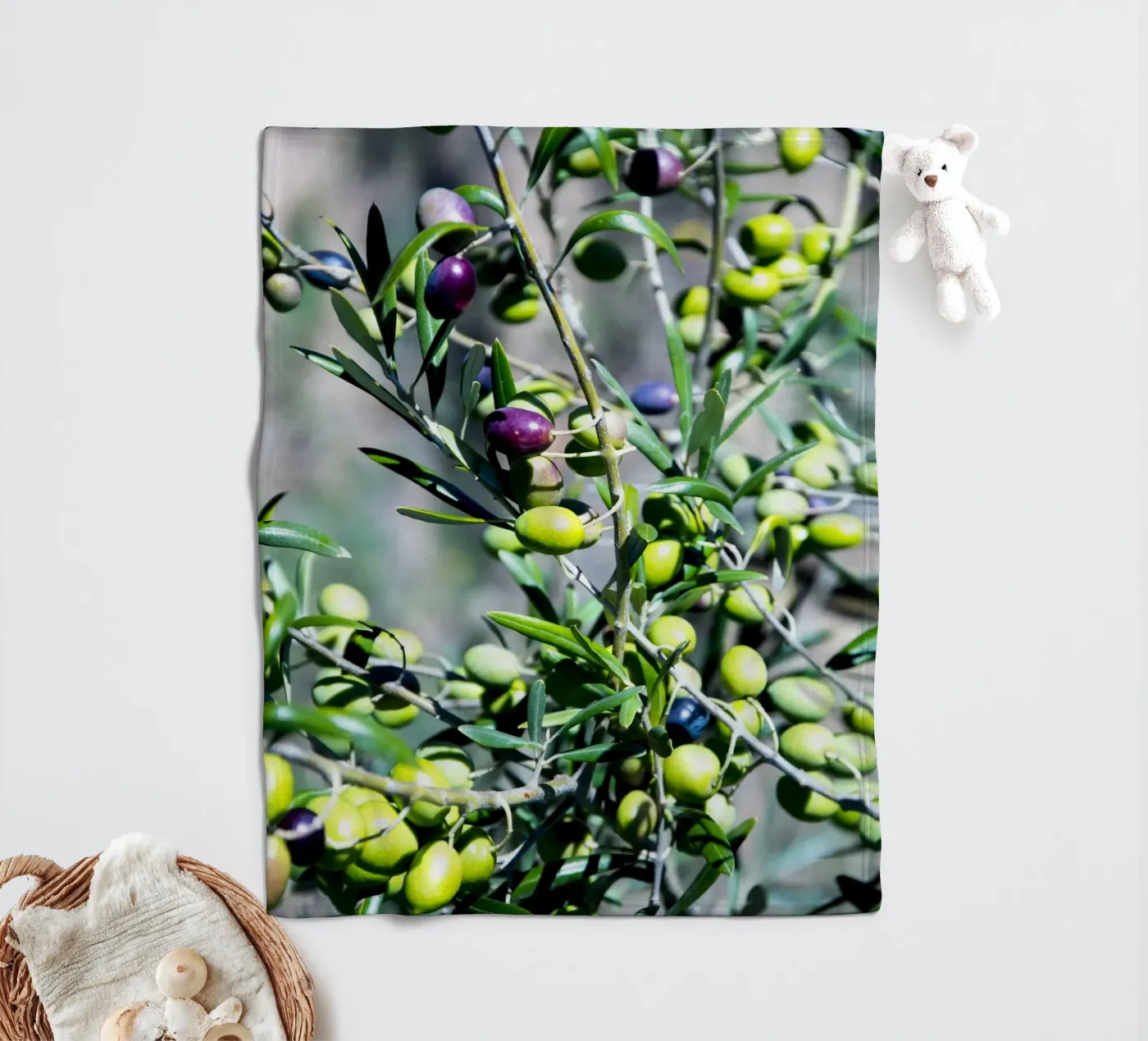 Olive coperta in pile da Teresa André