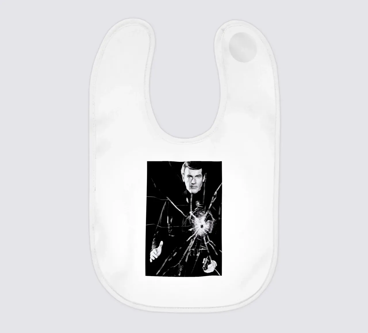 Roger Moore in  'Live and Let Die' bavaglino da Gallery Print and Art Limited