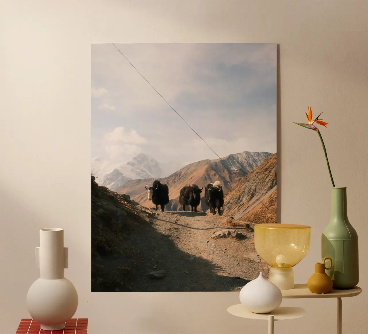 Yaks of the High Himalayas plexiglas de FujiPrints