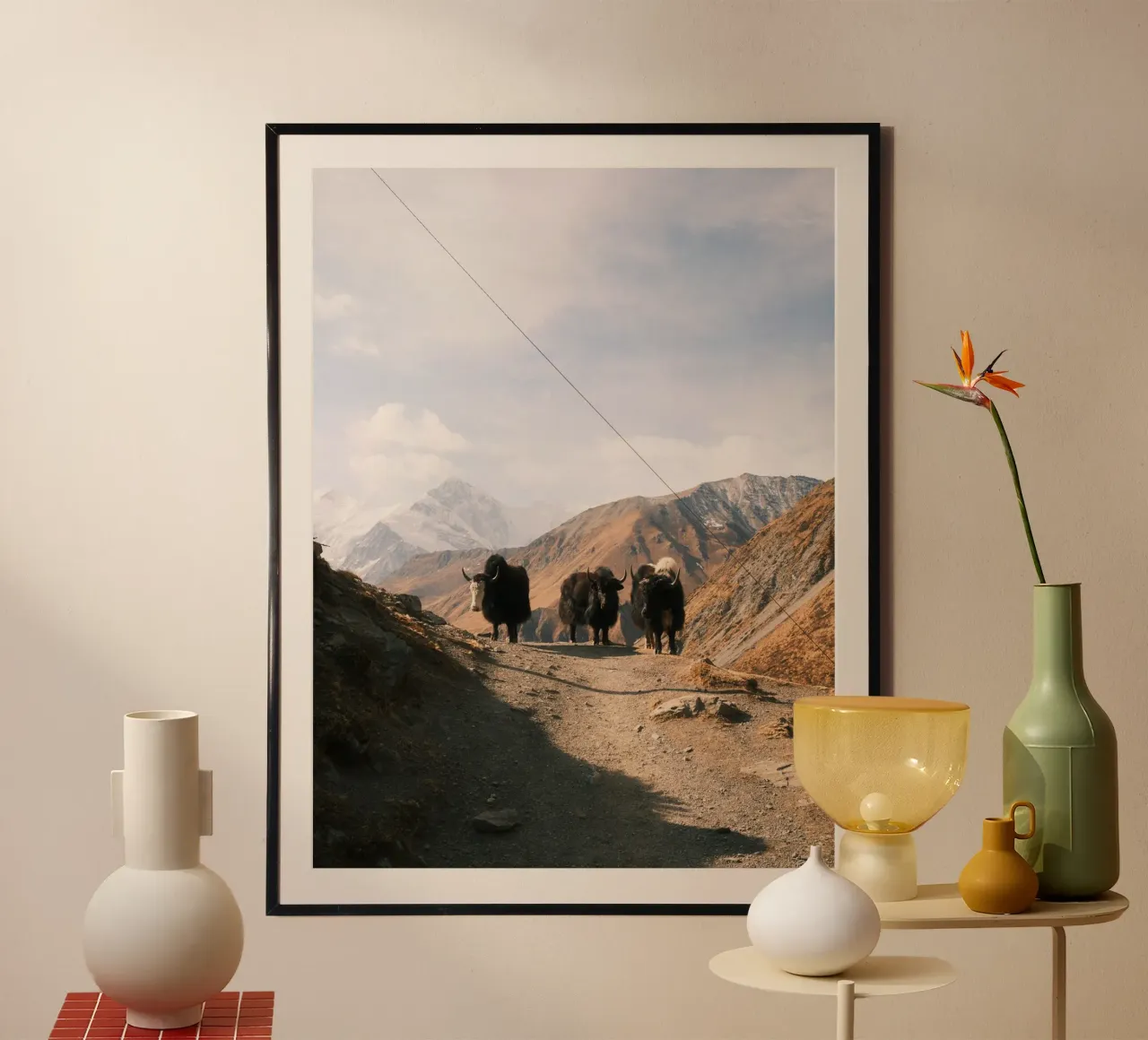 Yaks of the High Himalayas hahnemühle by FujiPrints