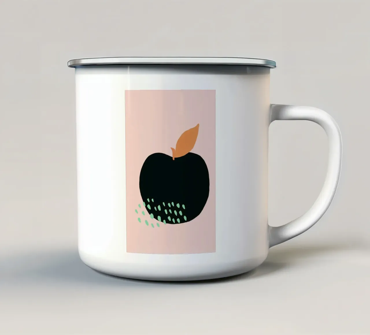 Joyful Fruits - Apple tazza in smalto da Atelier Mave