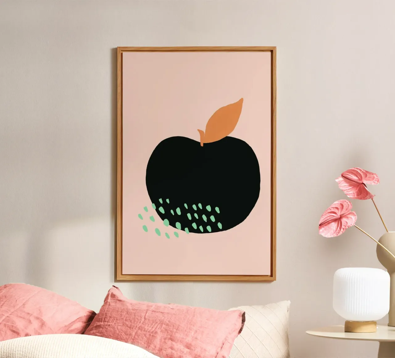 Joyful Fruits - Apple alluminio dibond da Atelier Mave