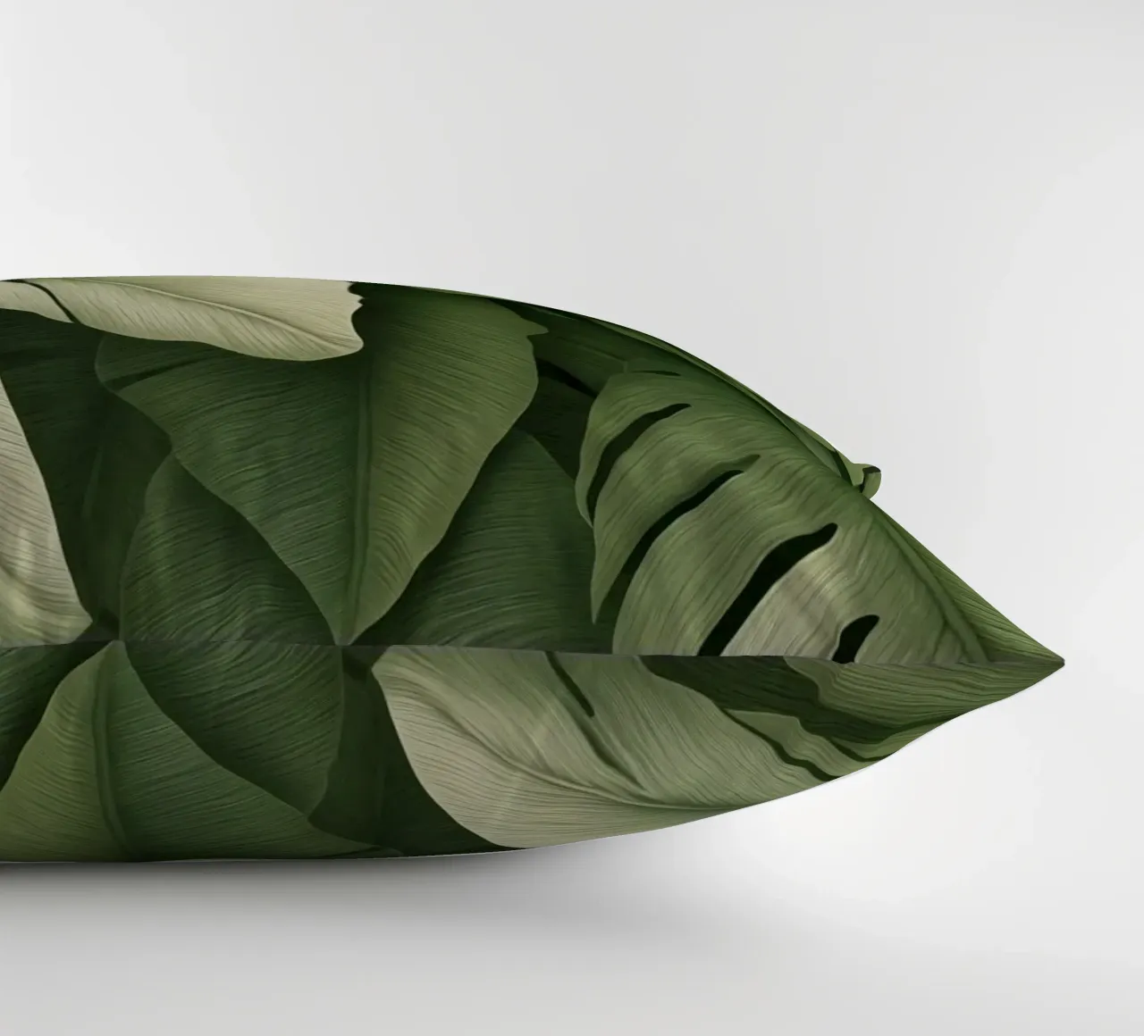 Monstera in contrasto cuscino da Carinaprint
