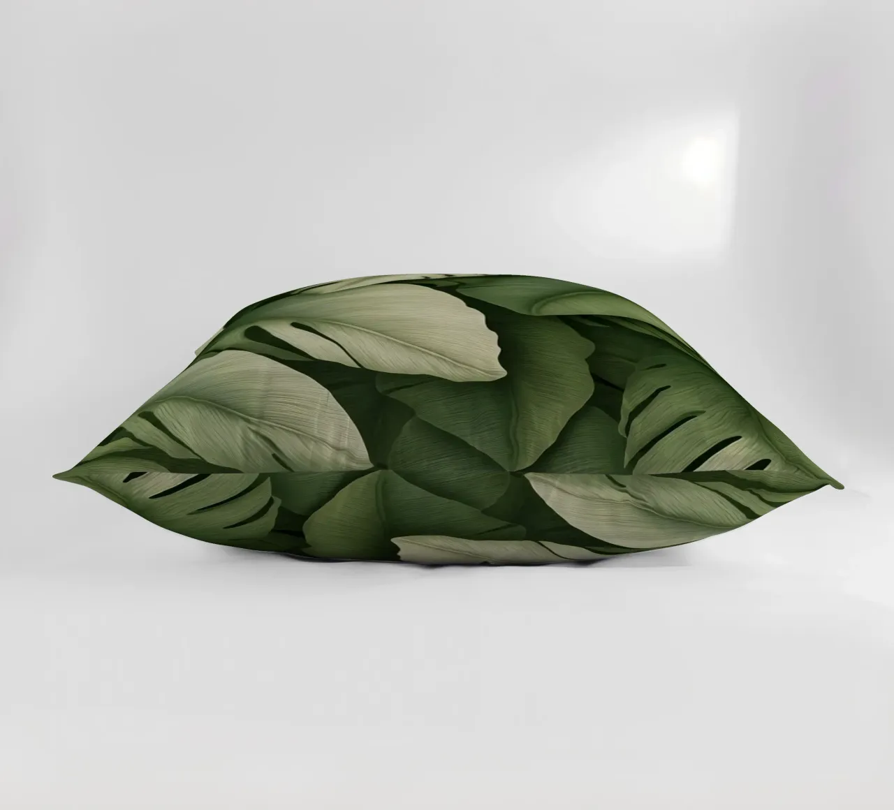 Monstera in contrasto cuscino da Carinaprint