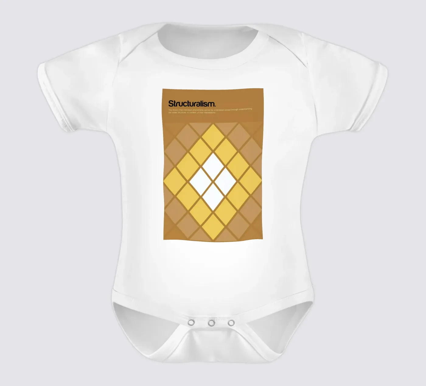 Structuralism Kurzarm Babybody von Genís Carreras