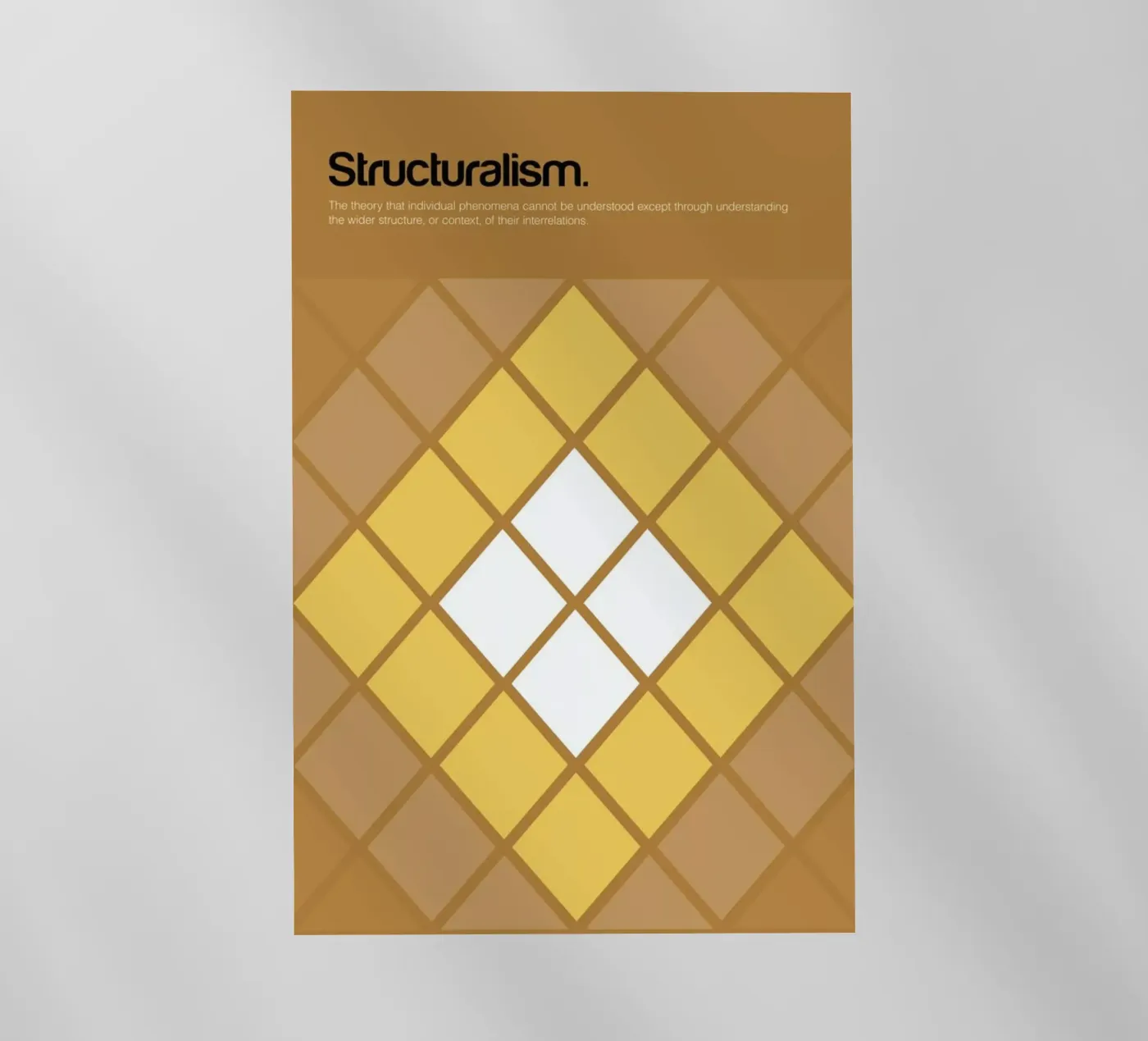 Structuralism backlit folie van Genís Carreras