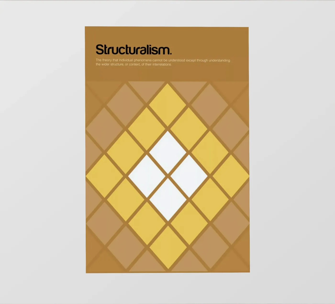 Structuralism backlit folie van Genís Carreras