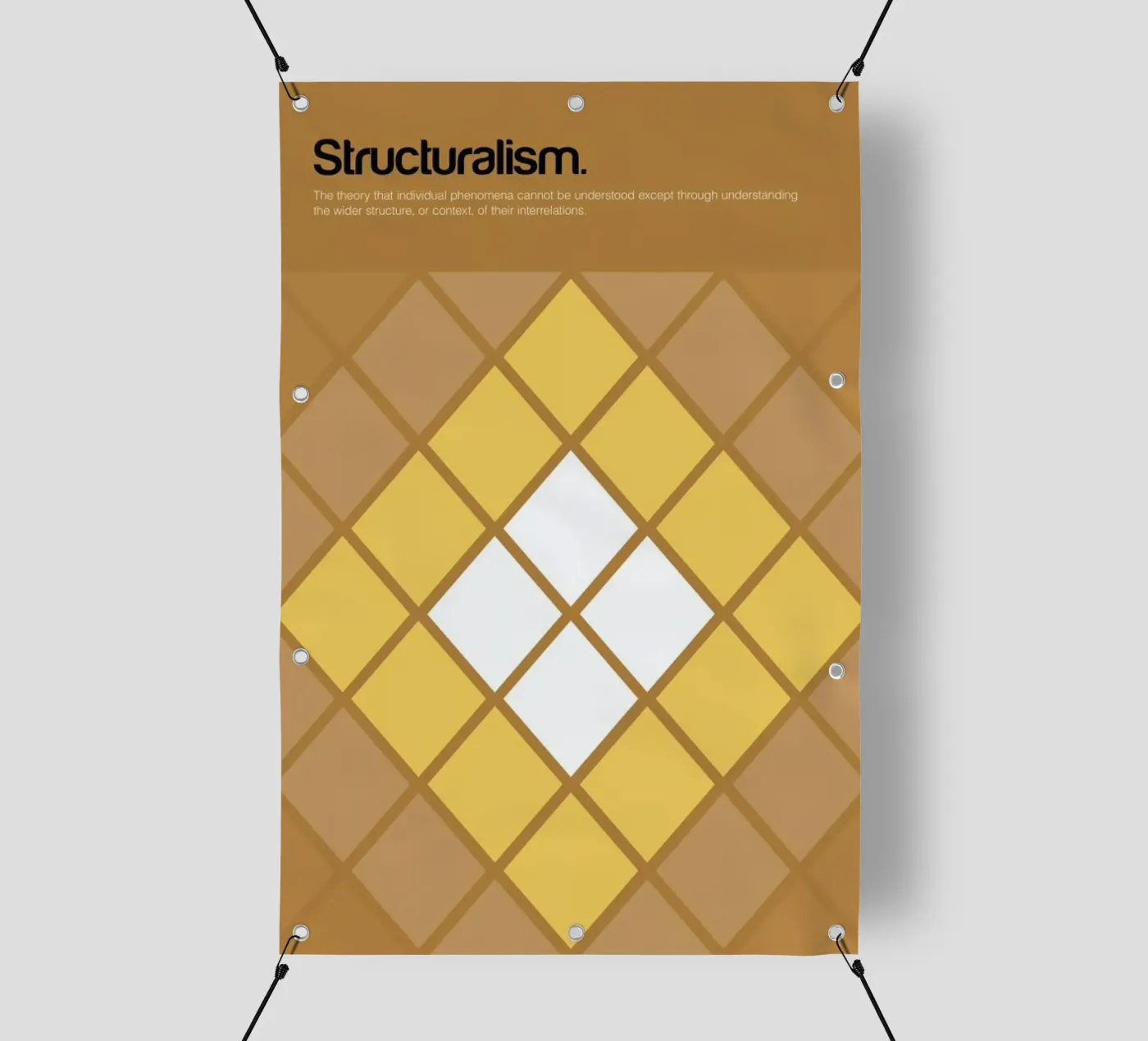 Structuralism telo in pvc da Genís Carreras
