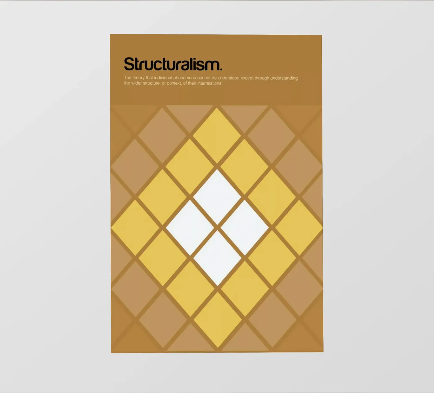 Structuralism telo in pvc da Genís Carreras