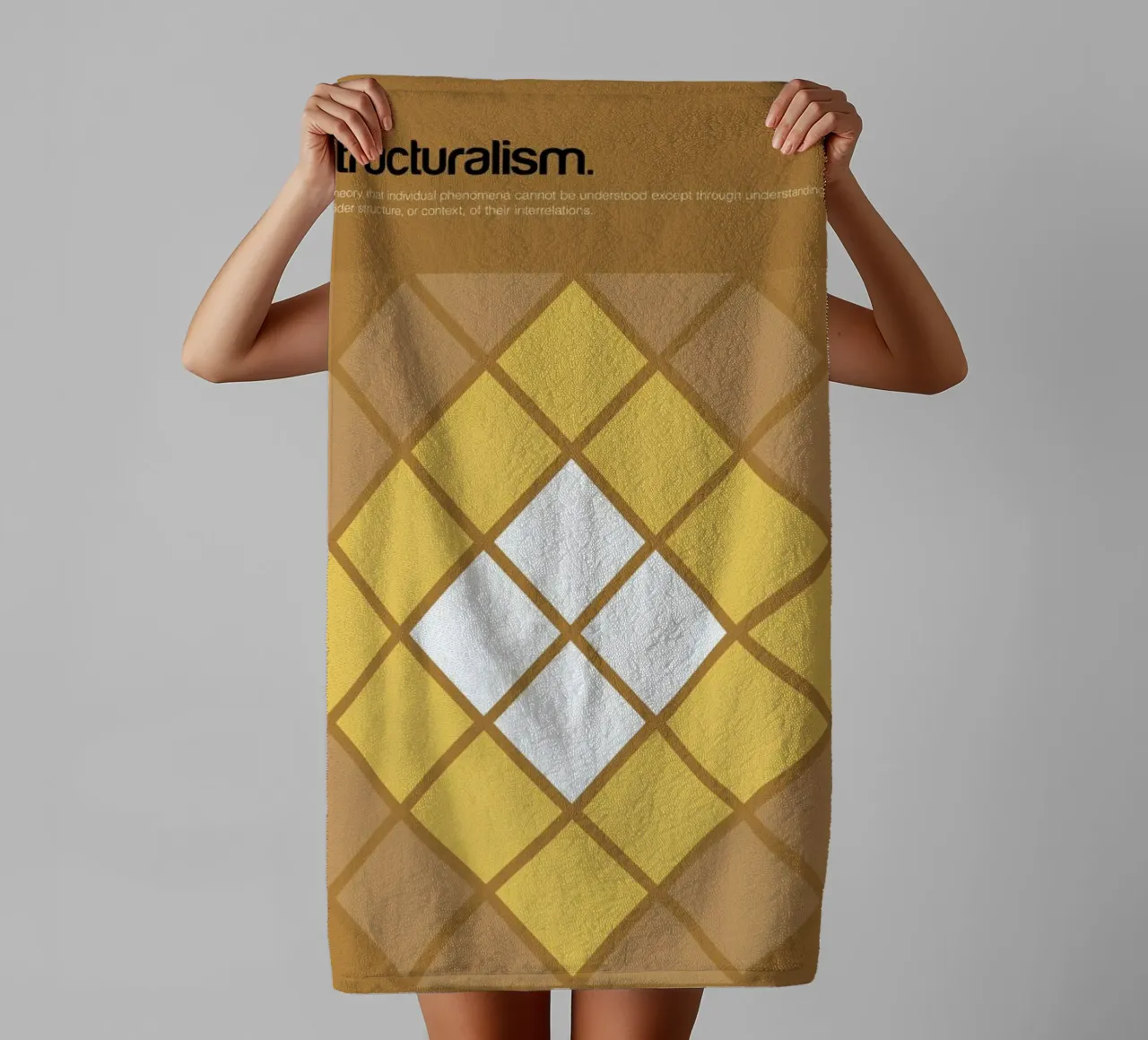 Structuralism towel by Genís Carreras