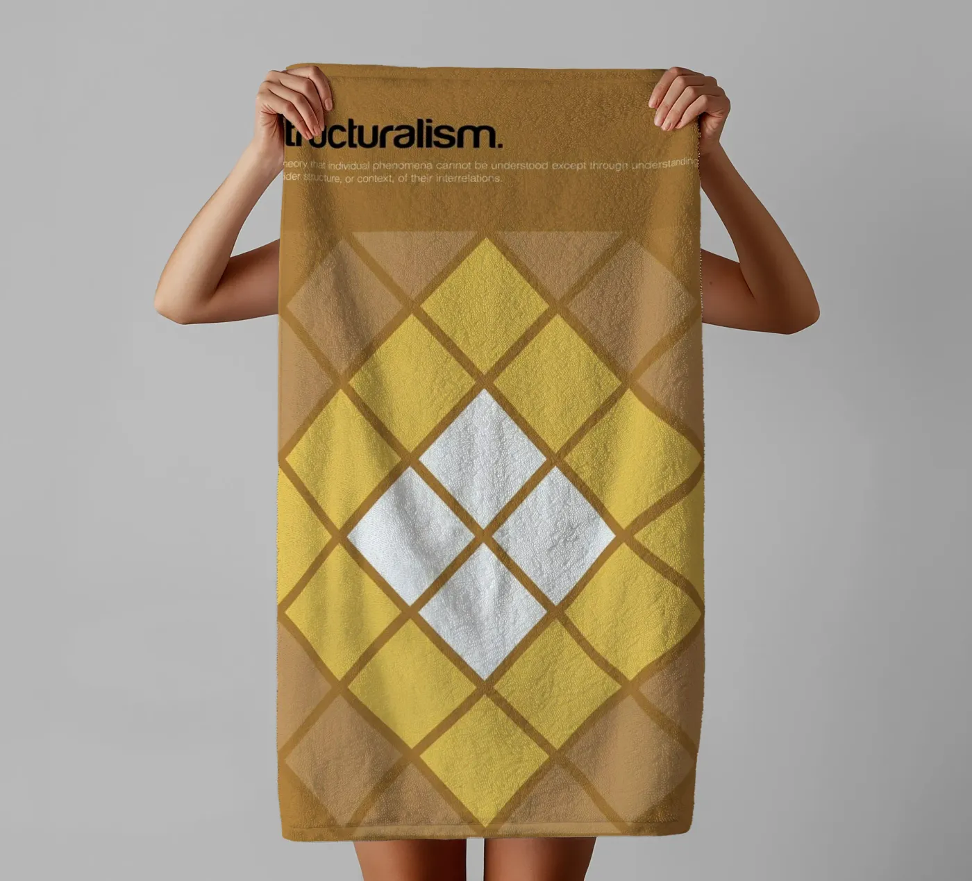 Structuralism towel by Genís Carreras
