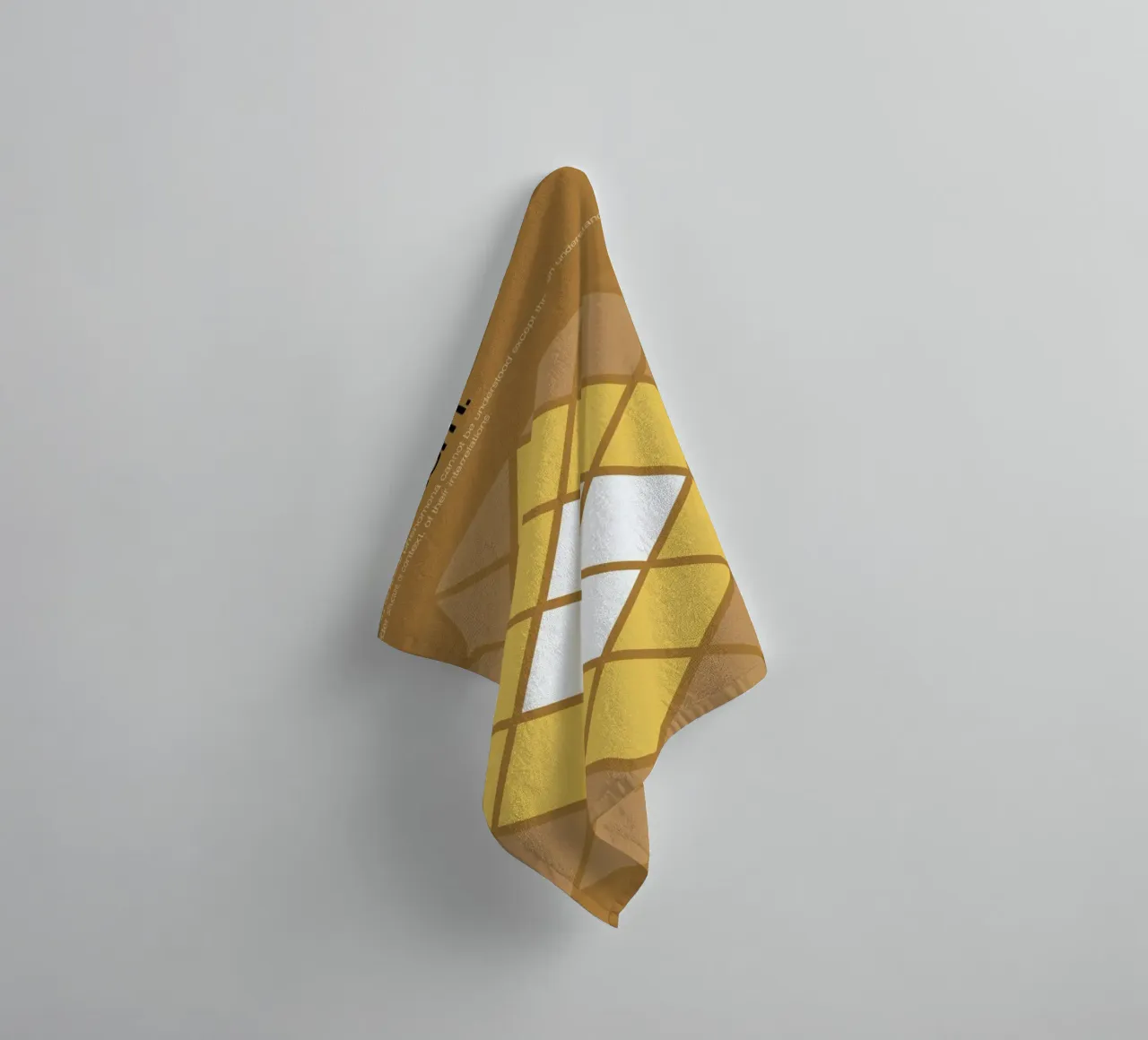 Structuralism towel by Genís Carreras