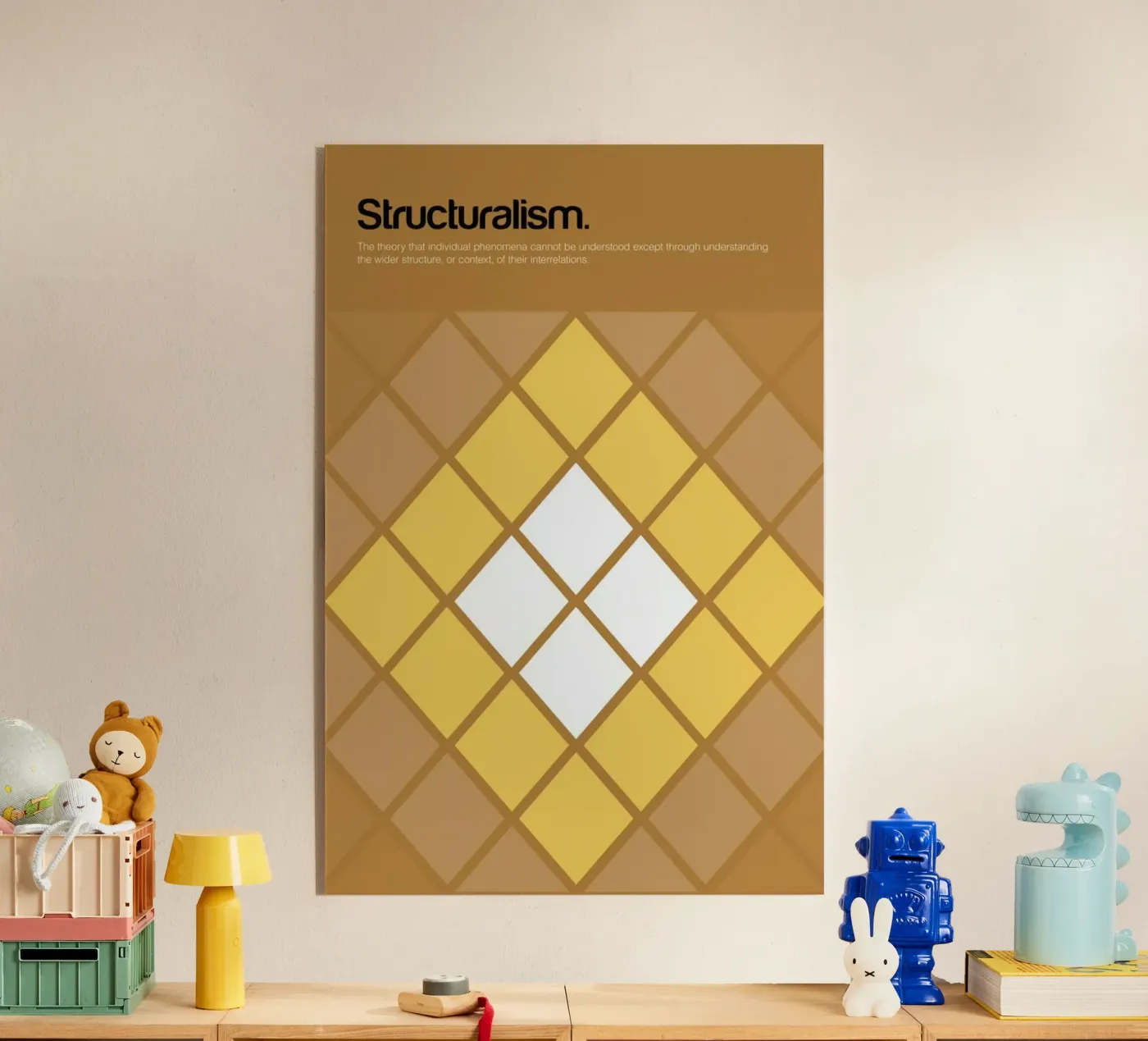 Structuralism acryl van Genís Carreras