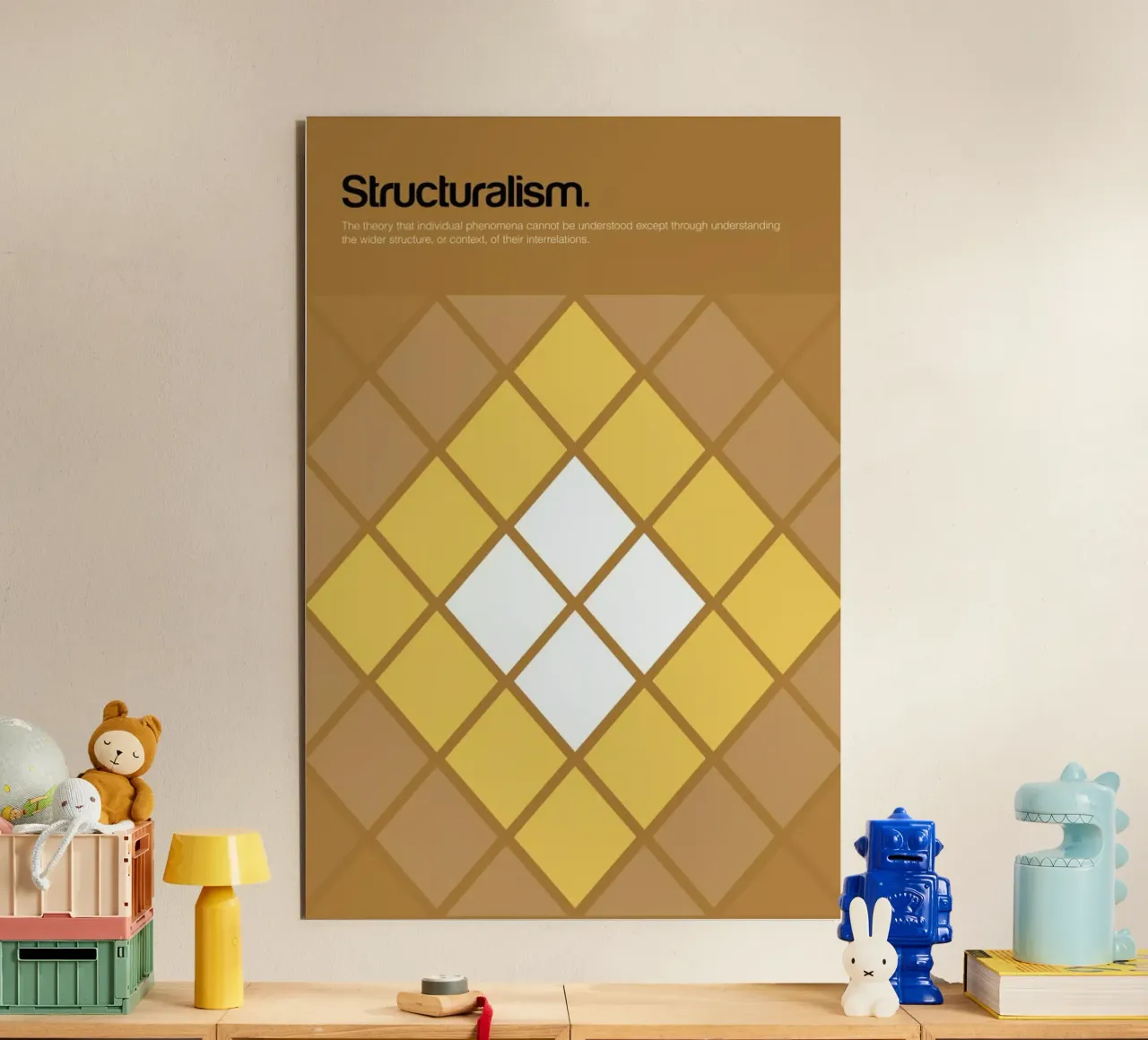 Structuralism alluminio dibond da Genís Carreras