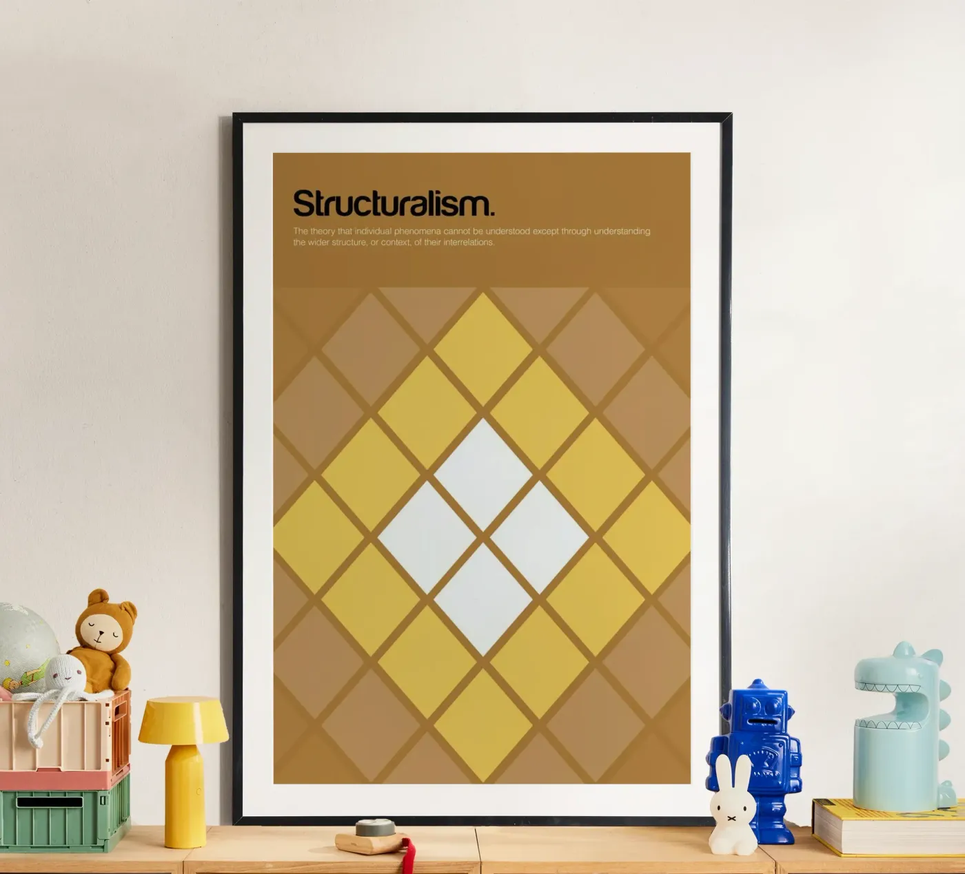 Structuralism Poster von Genís Carreras