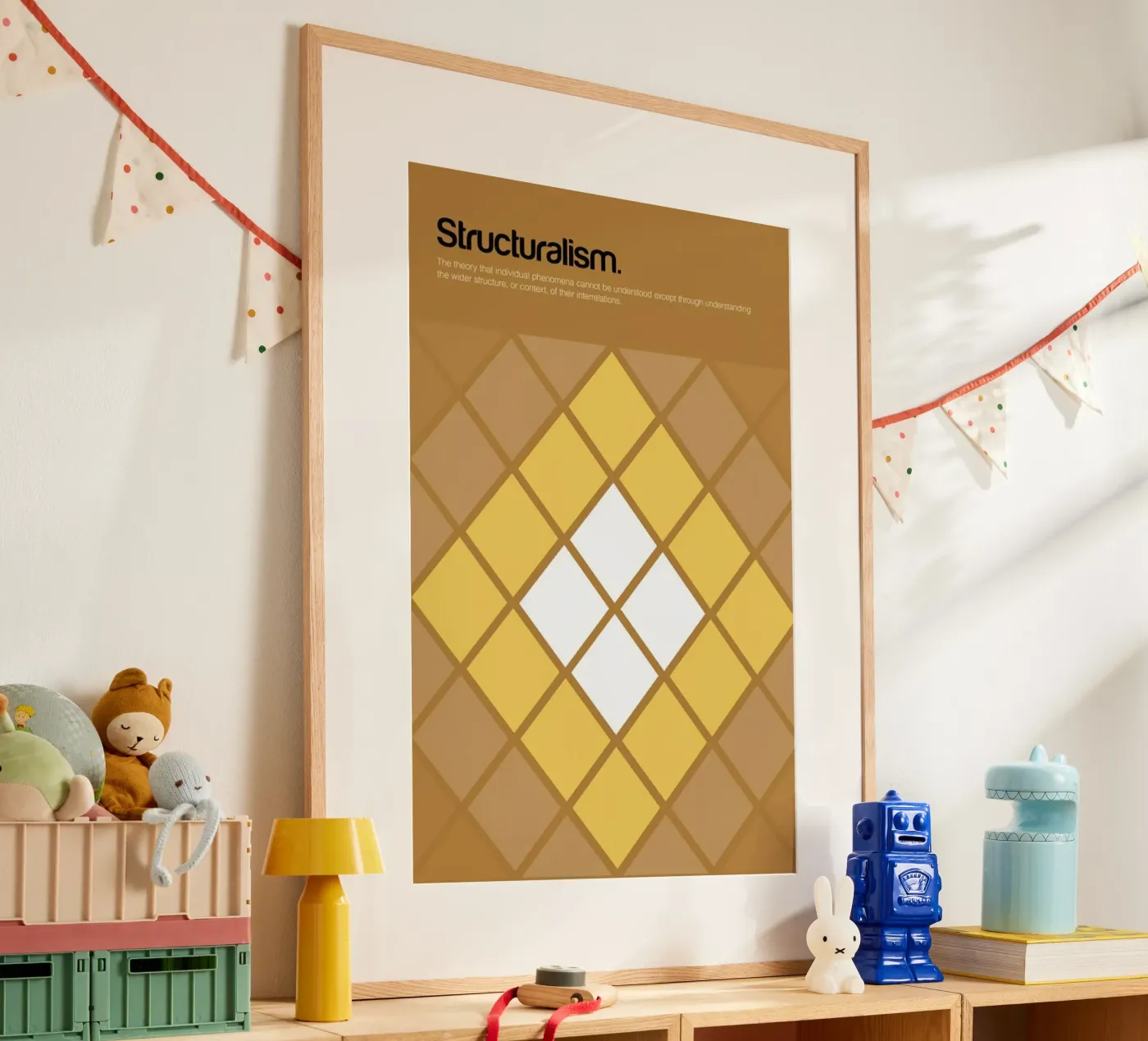 Structuralism Poster von Genís Carreras