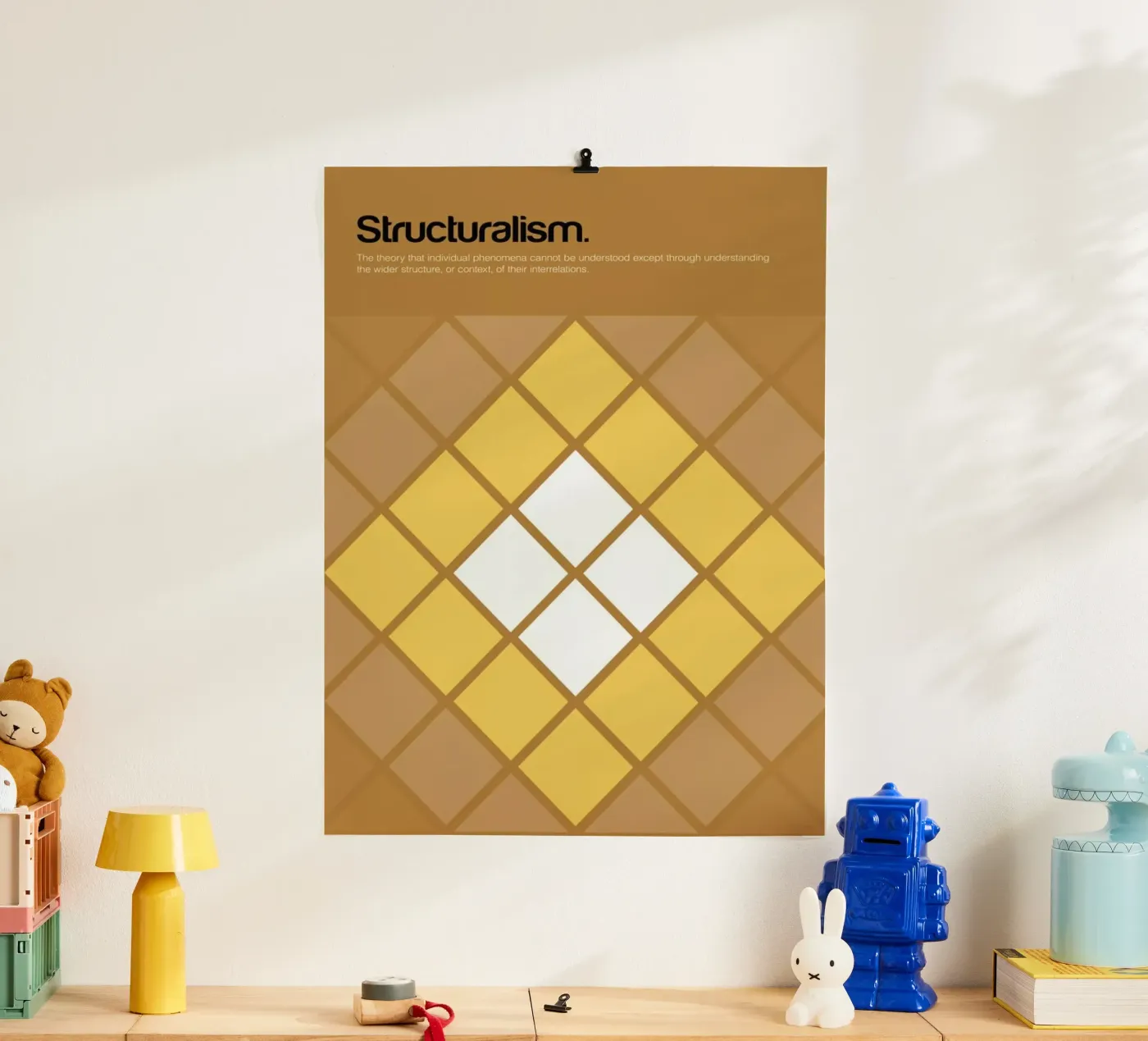 Structuralism Poster von Genís Carreras