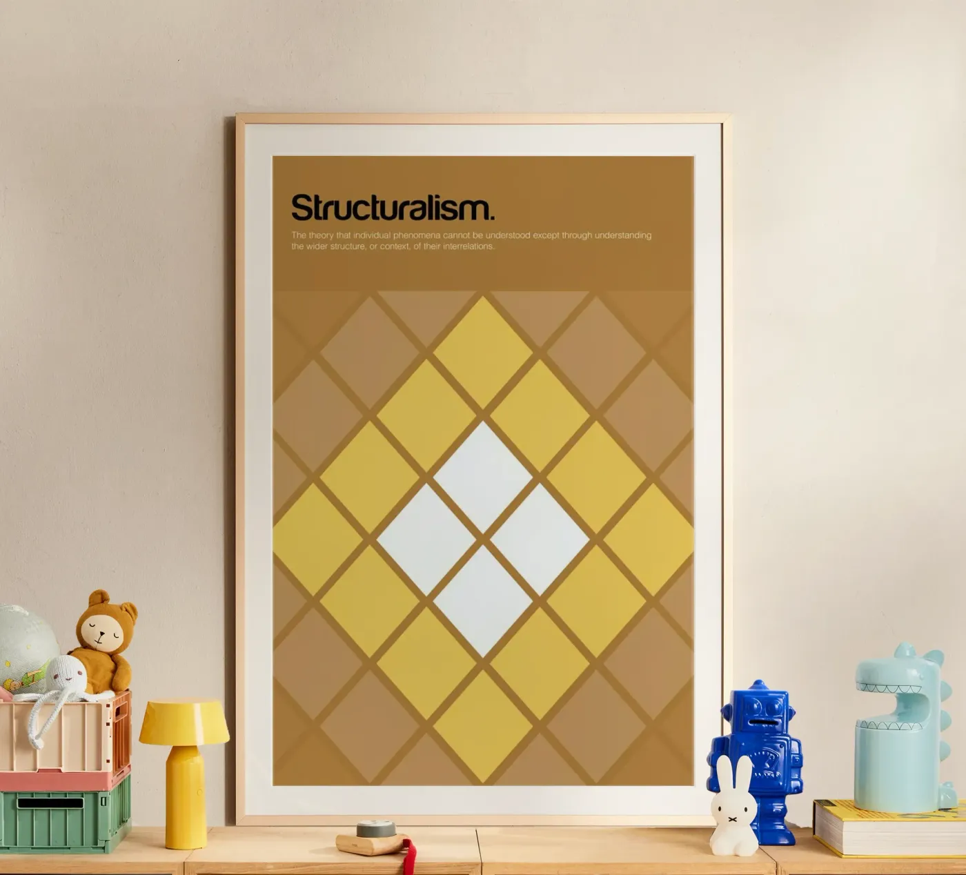 Structuralism Poster von Genís Carreras