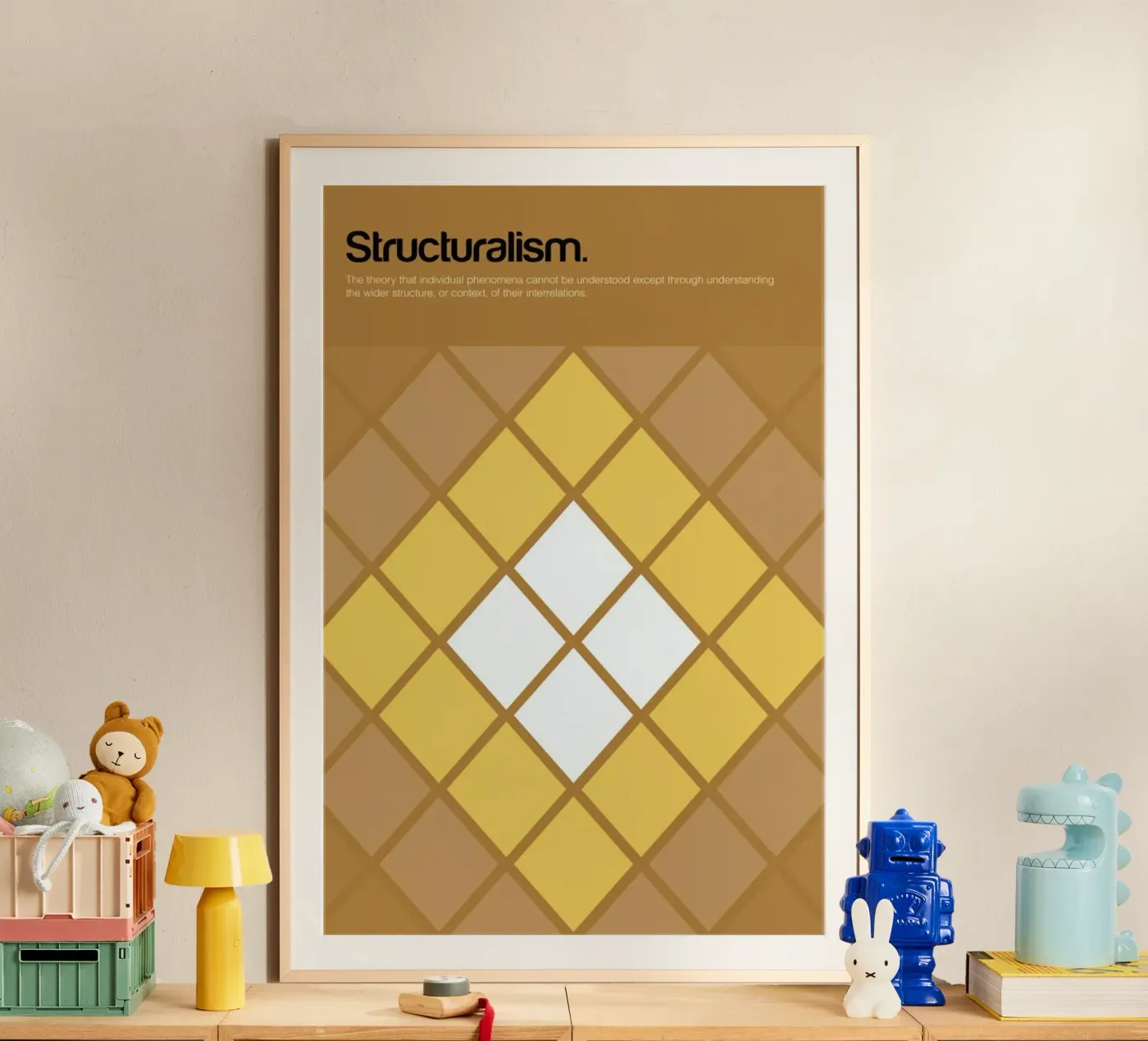 Structuralism Poster von Genís Carreras