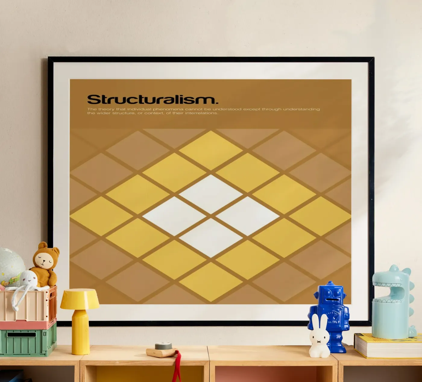 Structuralism Poster von Genís Carreras