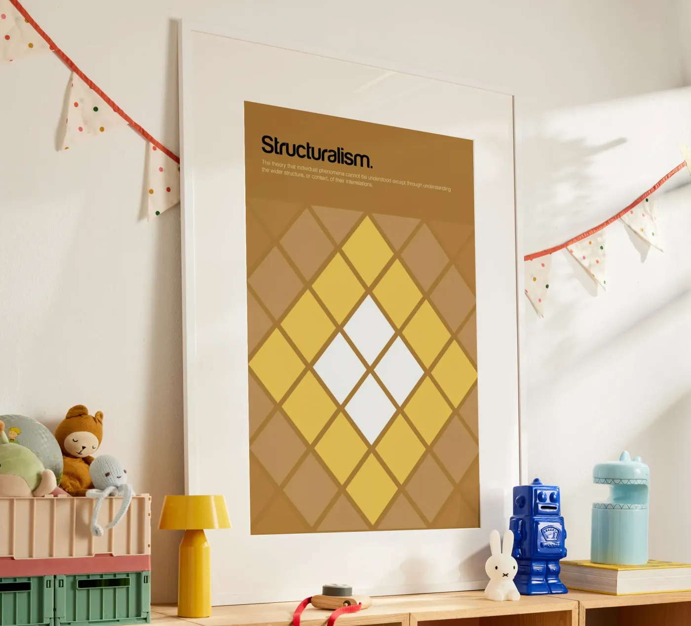 Structuralism Poster von Genís Carreras