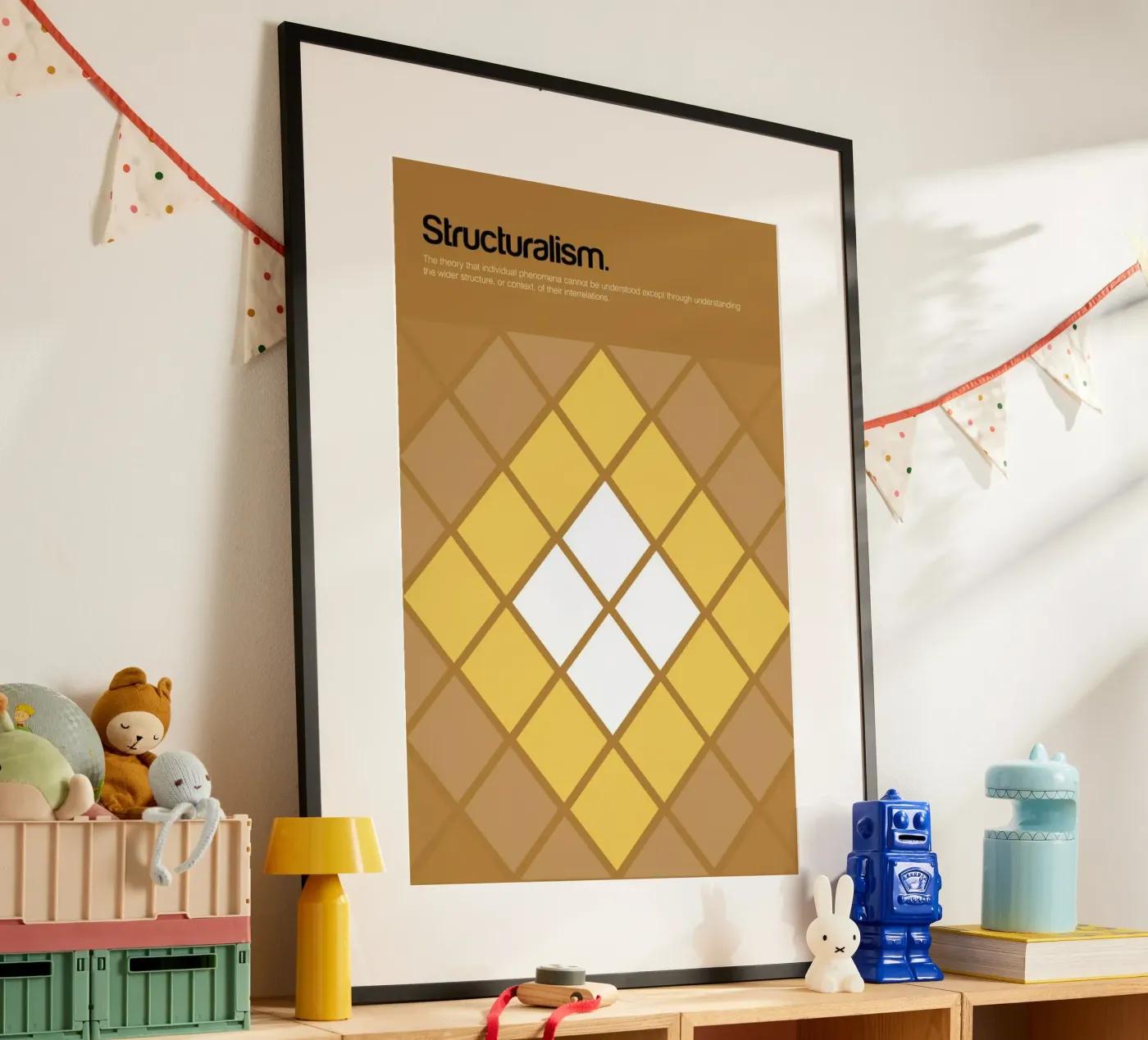 Structuralism Poster von Genís Carreras