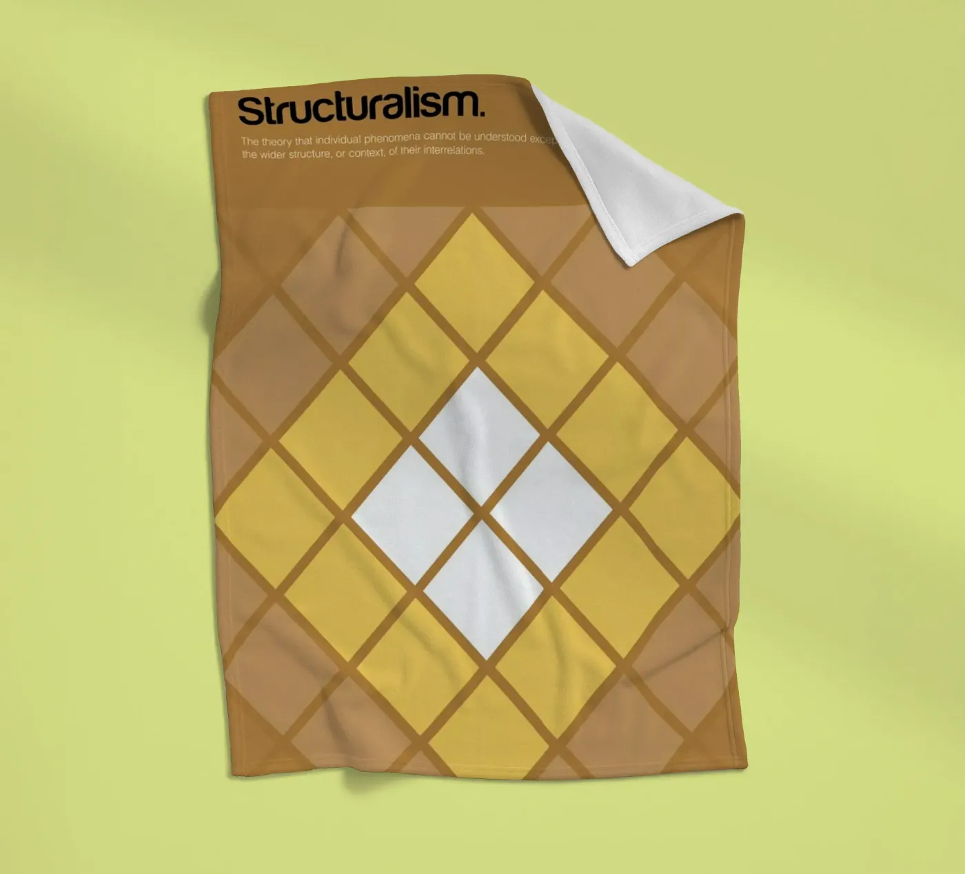 Structuralism Fleecedecke von Genís Carreras