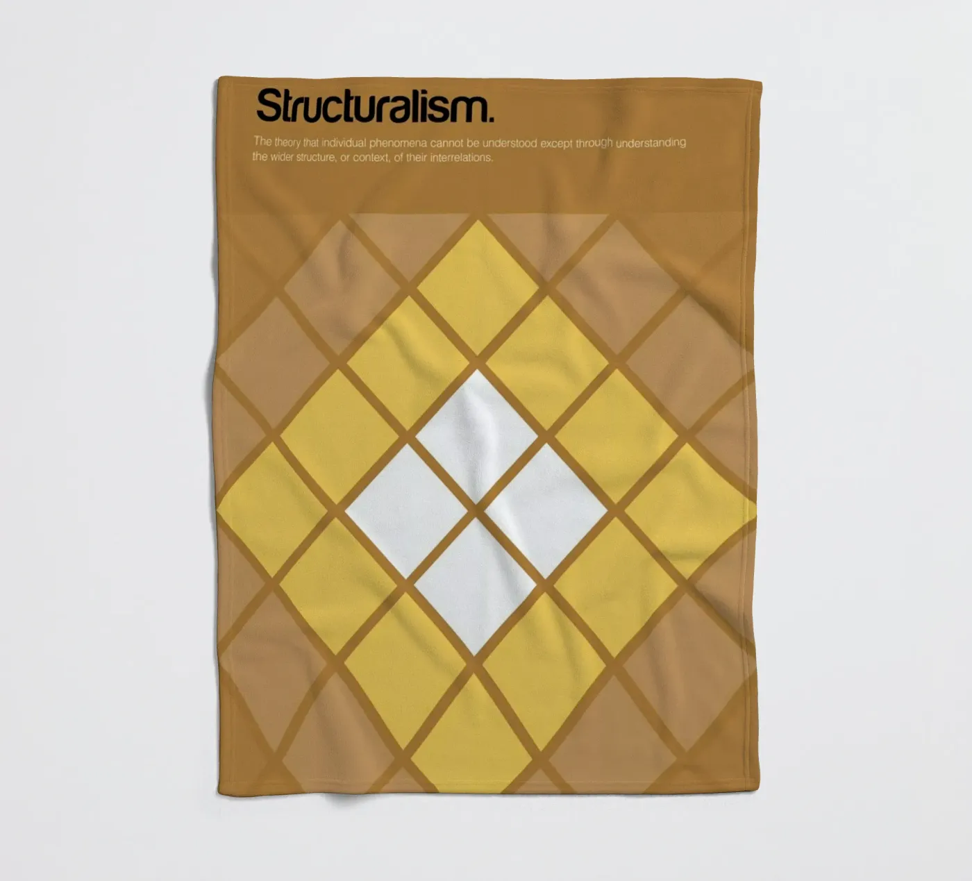 Structuralism Fleecedecke von Genís Carreras