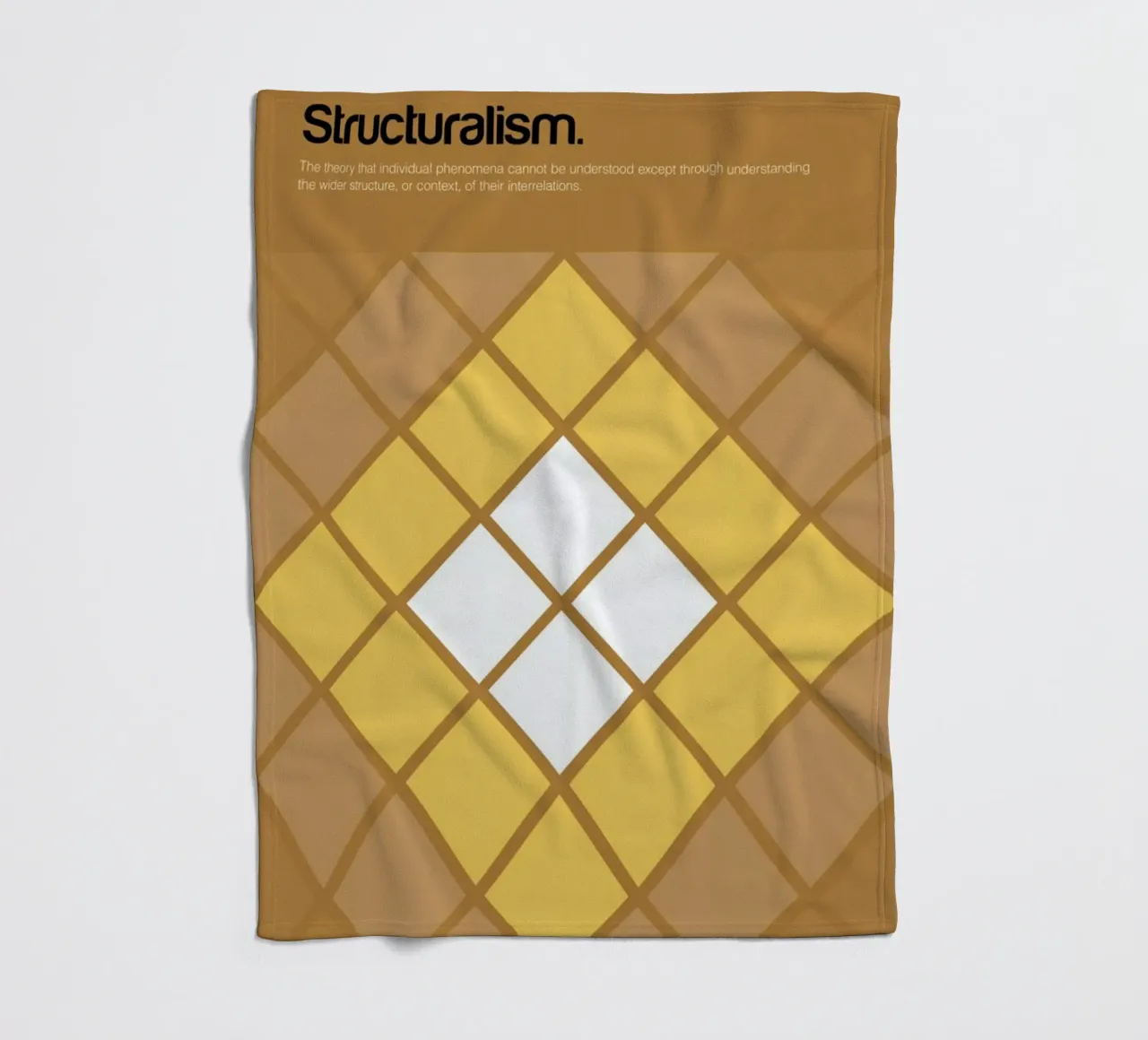Structuralism Fleecedecke von Genís Carreras
