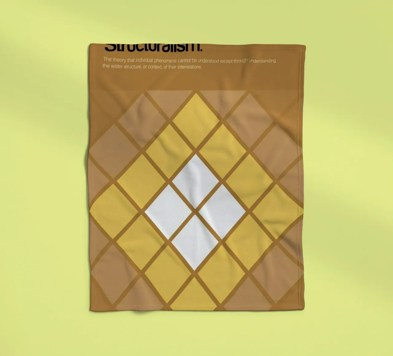 Structuralism Fleecedecke von Genís Carreras