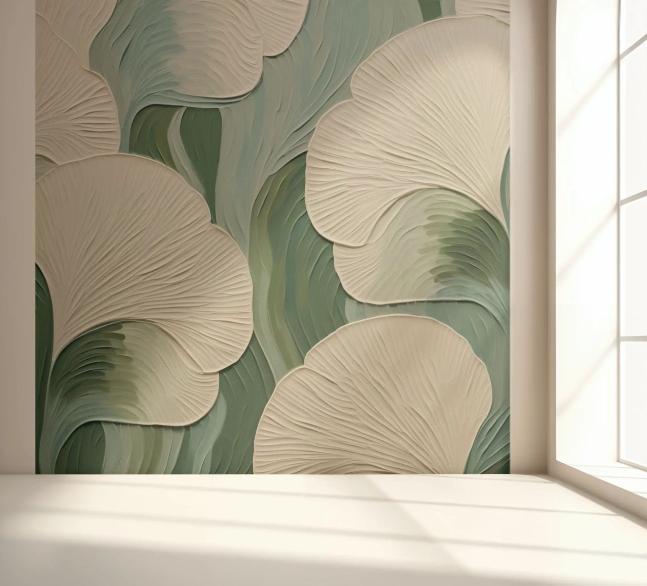 Ginkgo Nature Inspiration papel para pared de Carinaprint