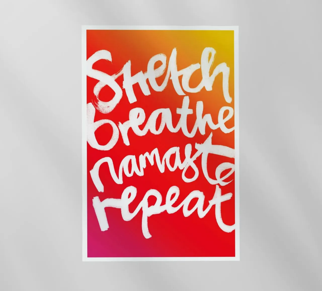 Repeat White pellicola backlit da Klaus with K