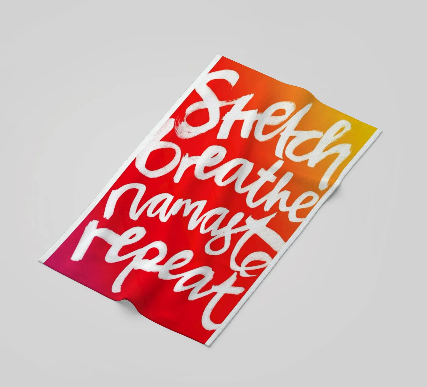 Repeat White strandhanddoek van Klaus with K