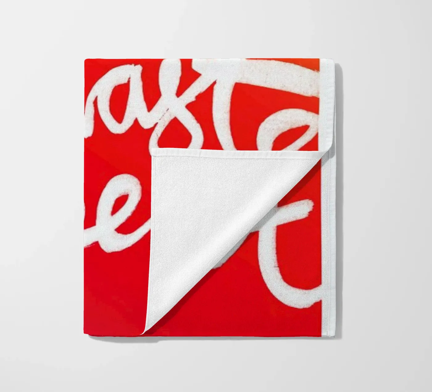 Repeat White strandhanddoek van Klaus with K