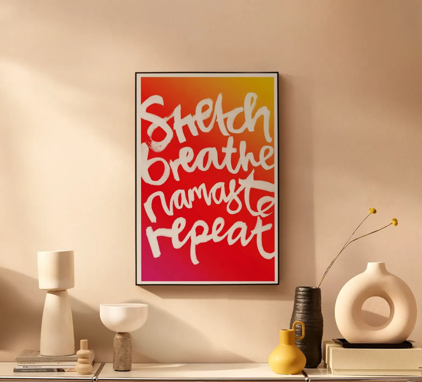 Repeat White Acryl-Glas von Klaus with K