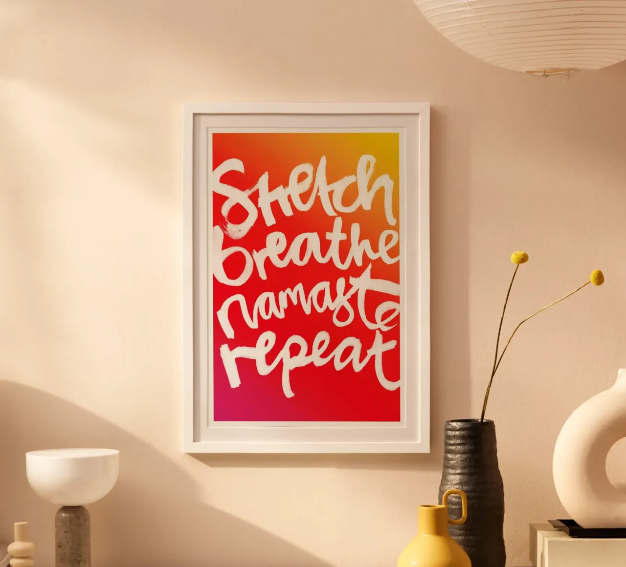 Repeat White poster da Klaus with K