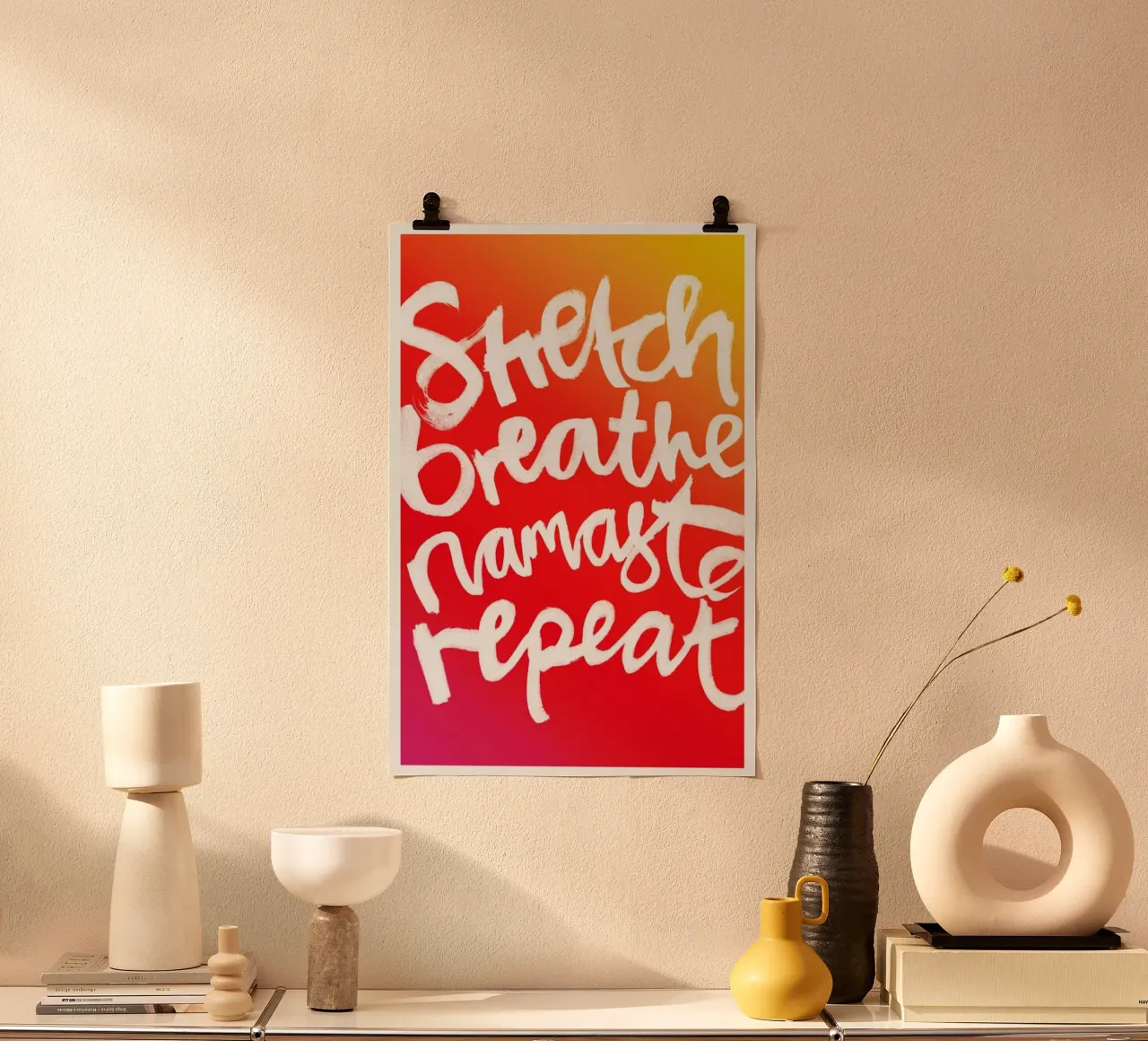 Repeat White poster da Klaus with K