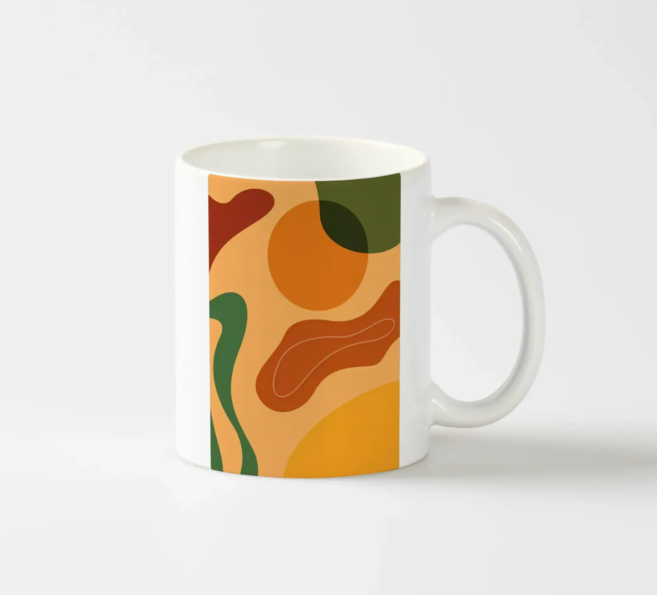 liquido astratto boho tazza in ceramica da Yeadon