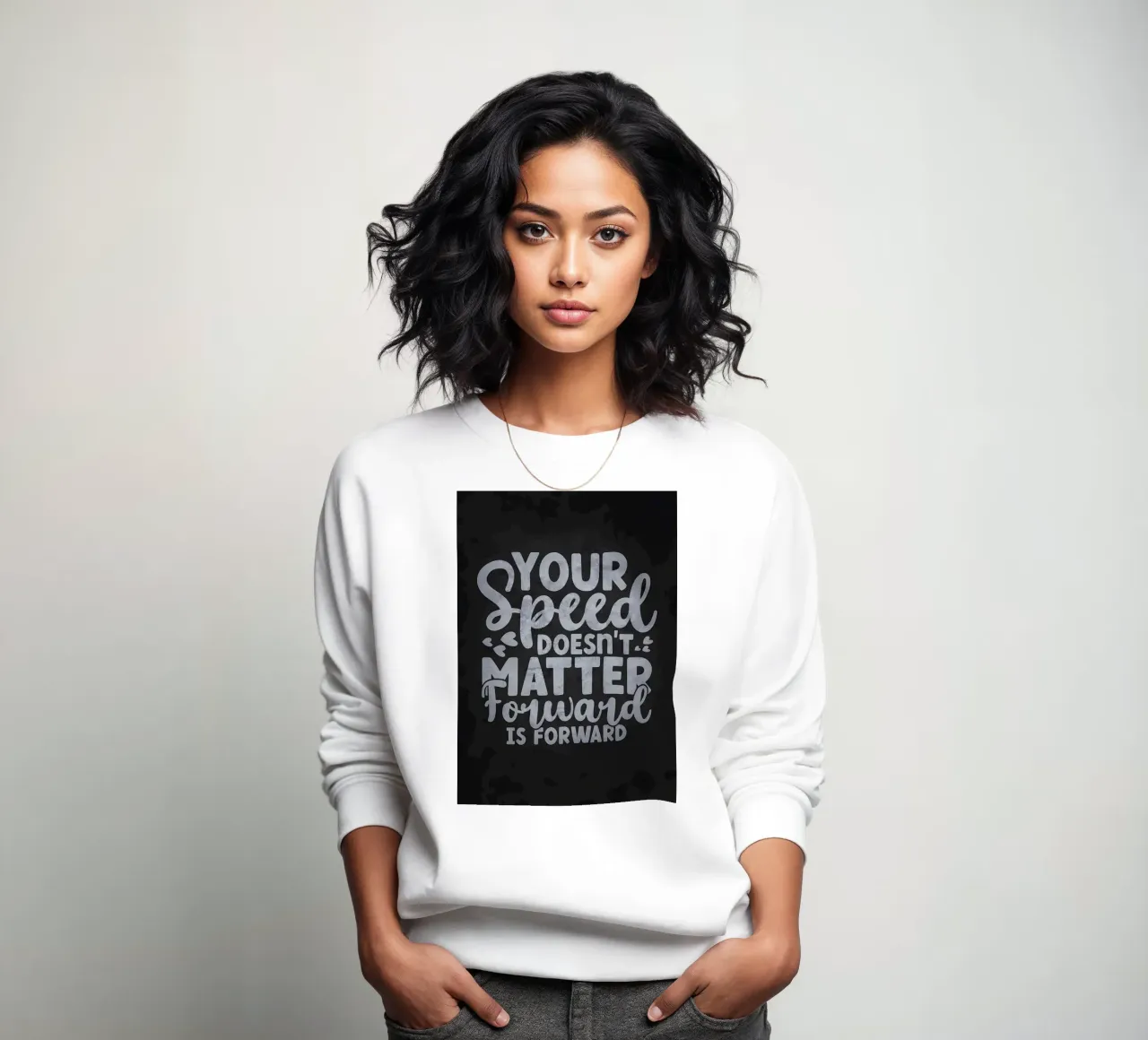 Geschwindigkeit Vorwärts ist Vorwärts Sweatshirt von Raegen