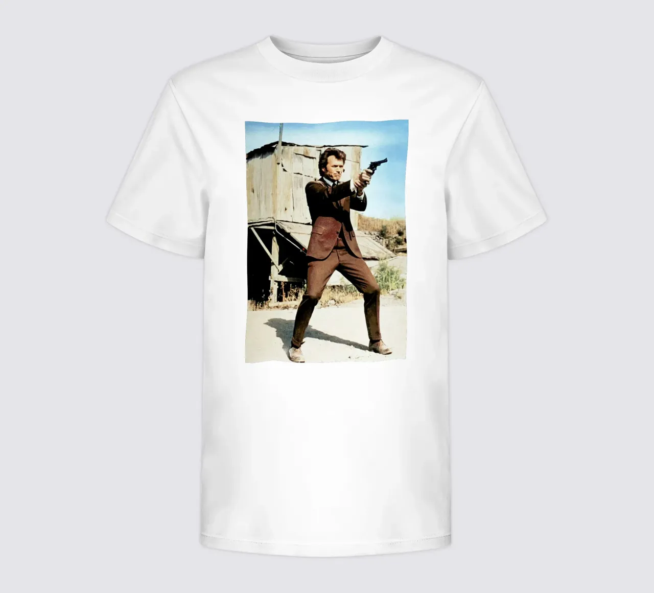Clint Eastwood in 'Dirty Harry' t-shirt enfant de Gallery Print and Art Limited