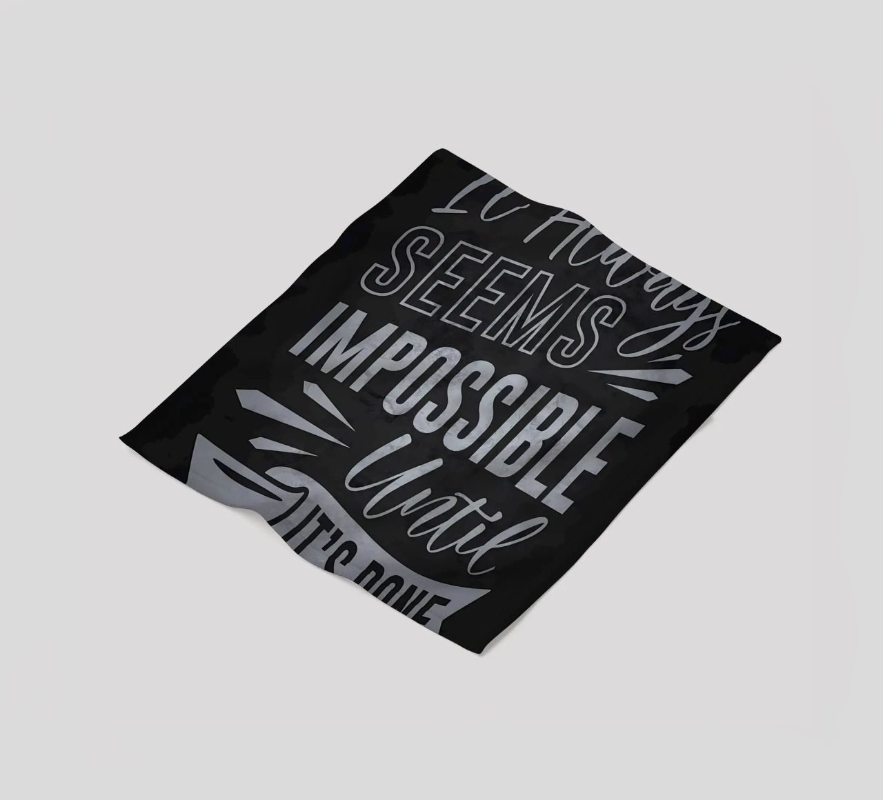Impossibile finché non si fa coperta in pile da Raegen