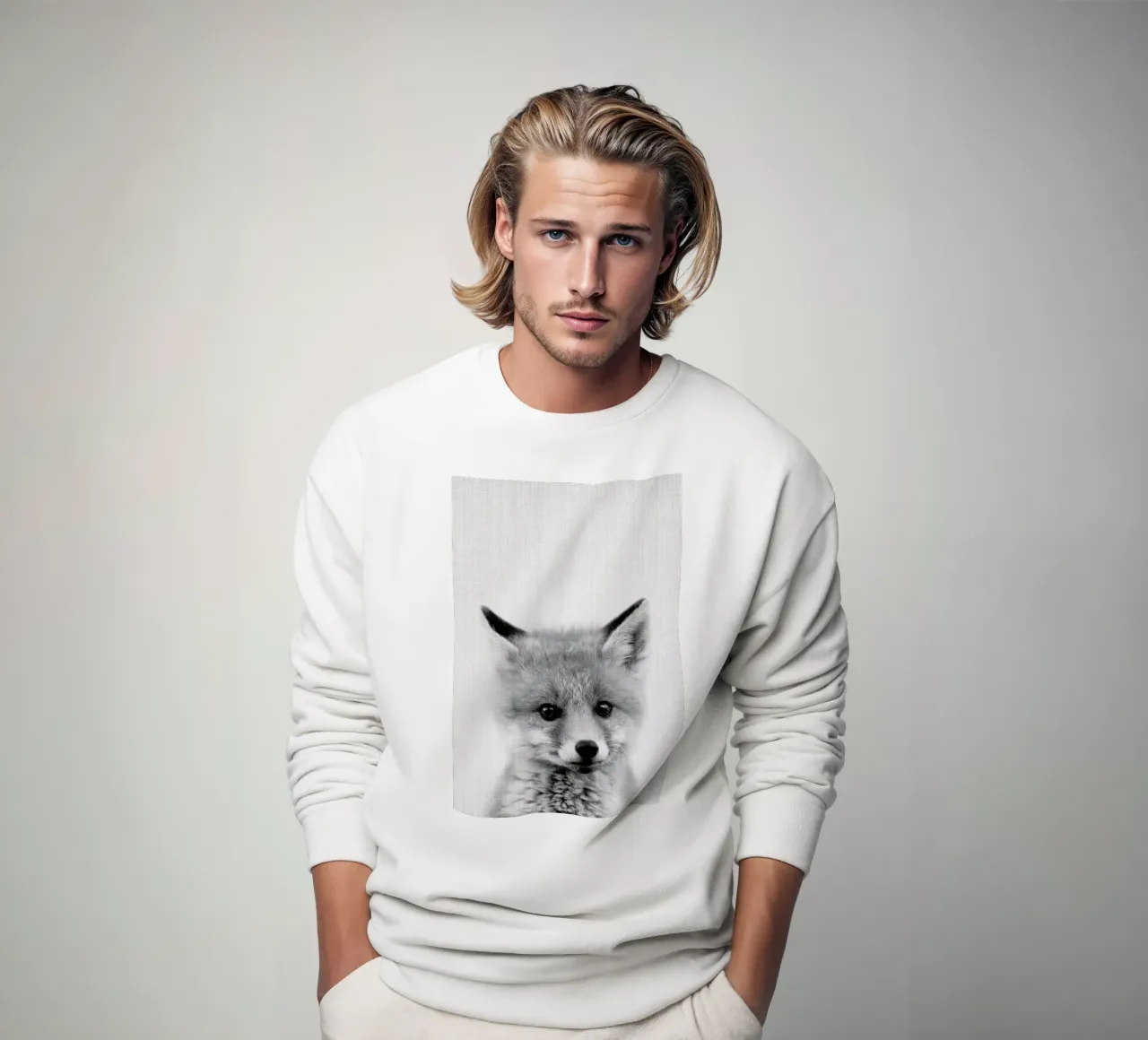 Print 70 sweatshirt van Lila & Lola