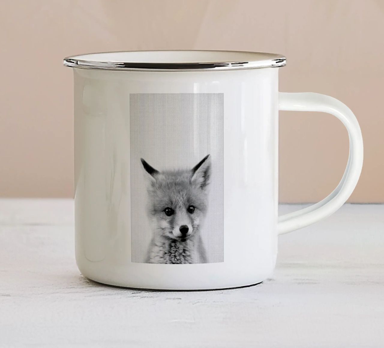 Print 70 tazza in smalto da Lila x Lola