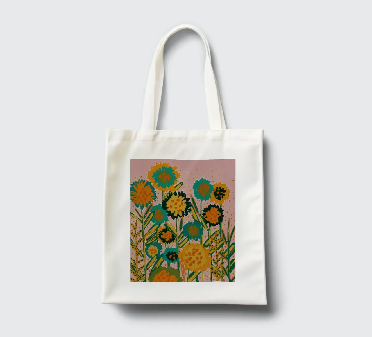 In fiore #5 borsa in juta da Alisa Galitsyna