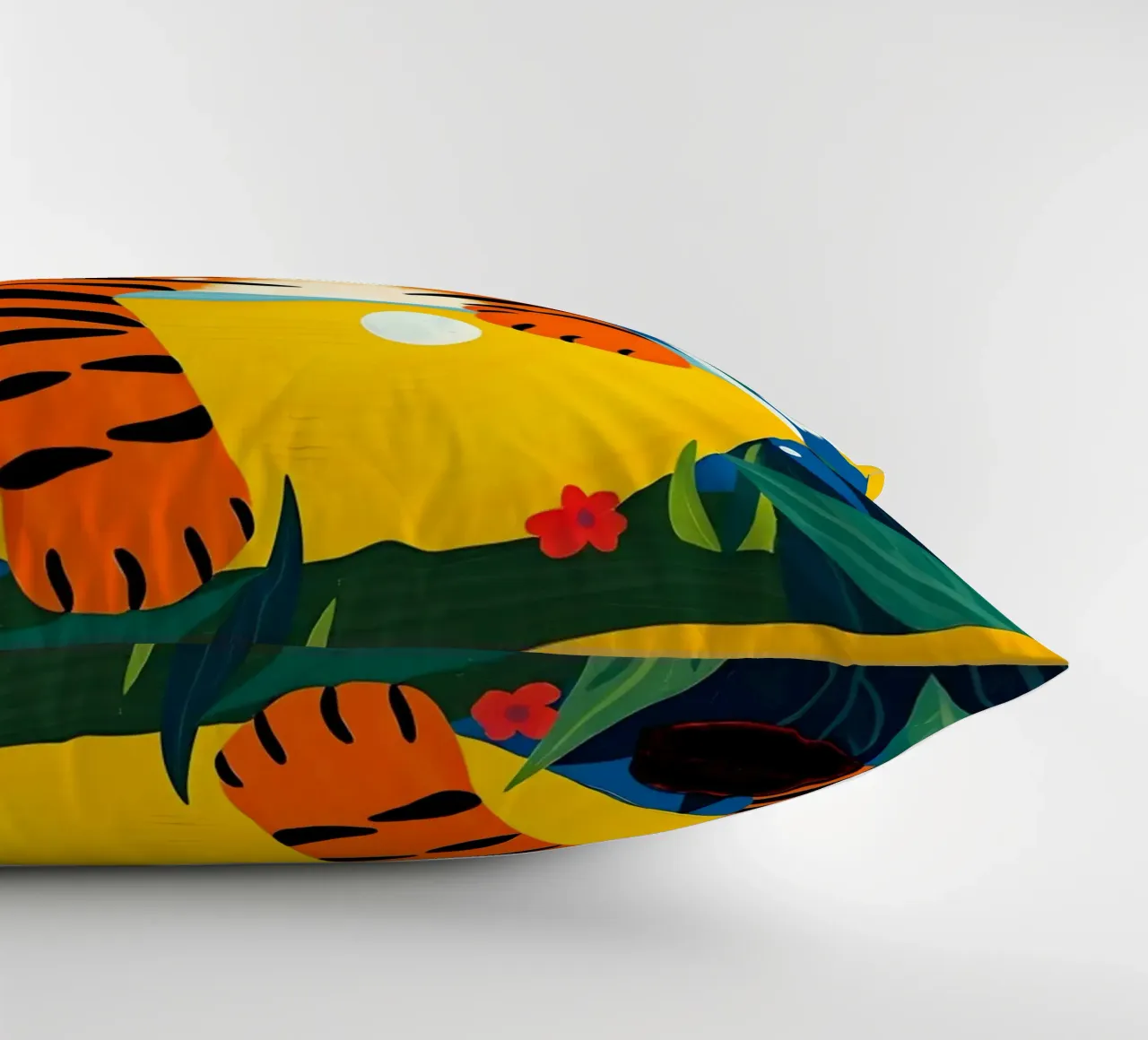 TIGER IN BATH decorative cushion by ARTOMATIC